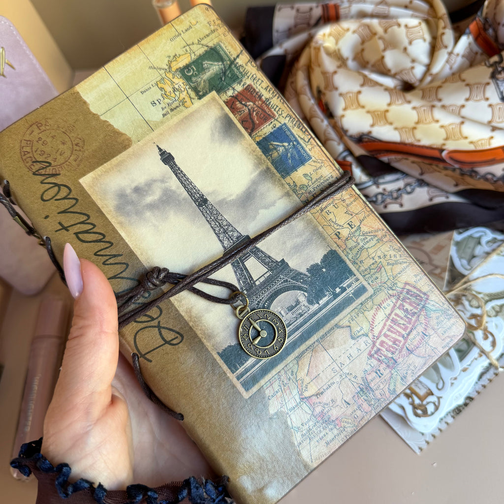 PASSPORT TO PARIS BUNDLE | TRAVEL STATIONERY GIFT SET | PARIS INSPIRED GIFT FOR HER