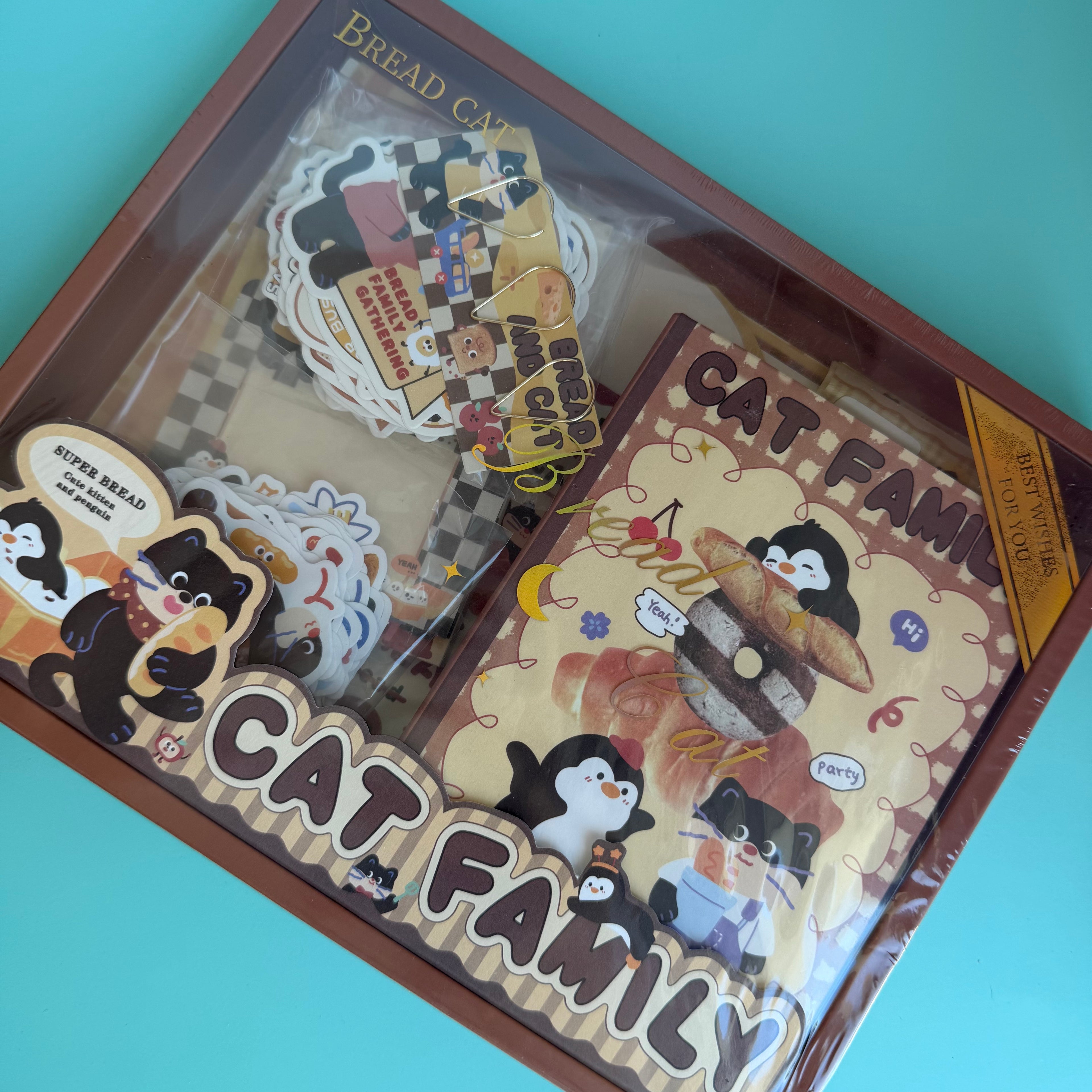 SCRAPBOOK GIFT SET | DIY SCRAPBOOKING JOURNAL KIT | KAWAII STICKERS & WASHI TAPE SET