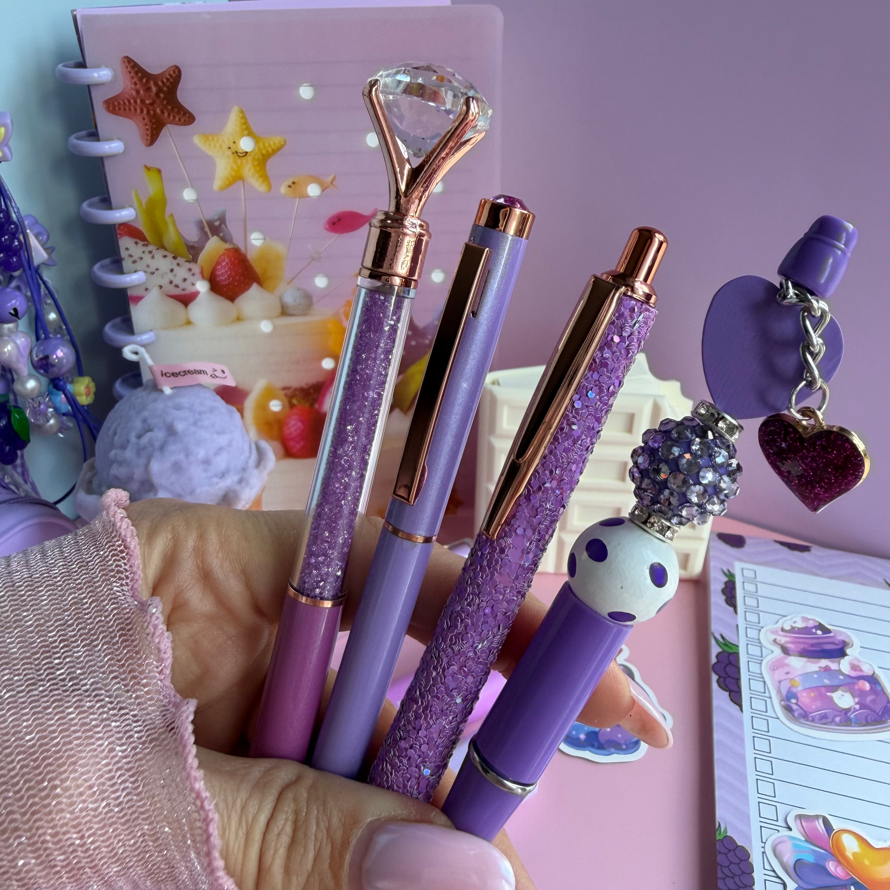 PURPLE CANDY POP GIFT SET | SWEET STATIONERY BUNDLE | DESSERT THEMED GIFT SET