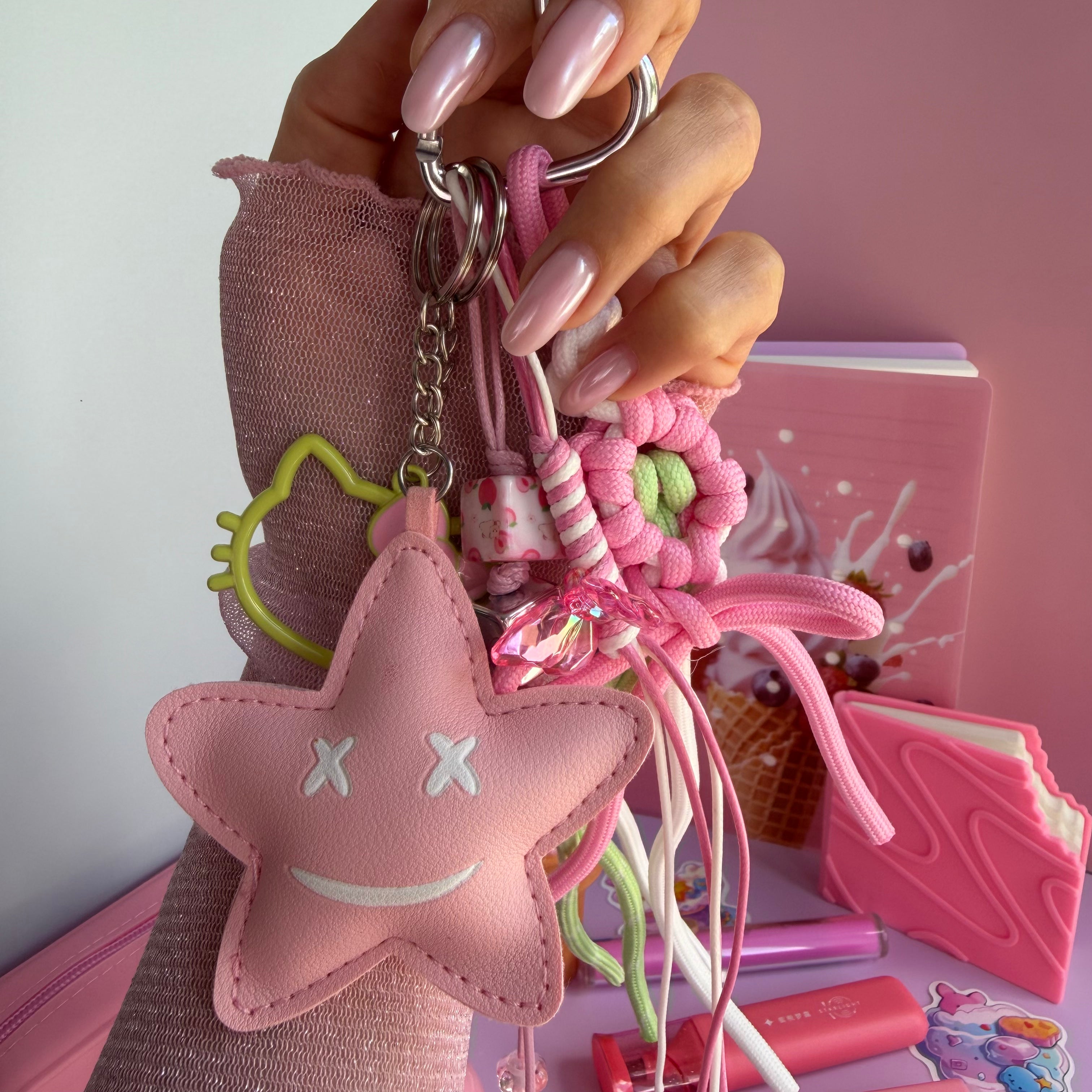 PINK CANDY POP GIFT SET | ICE CREAM STATIONERY BUNDLE | DESSERT THEMED GIFT SET