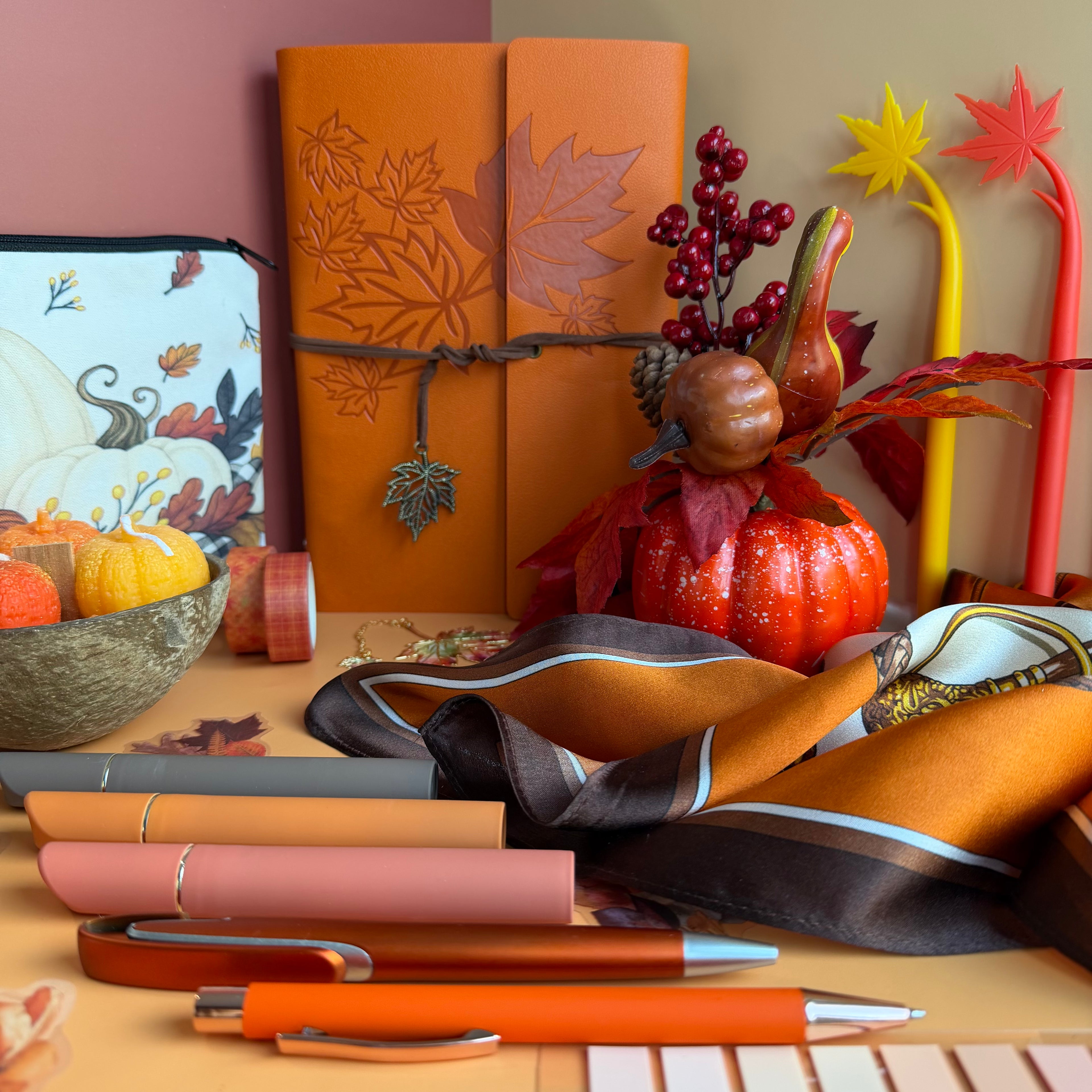 AUTUMN EMBER | Fall Stationery & Cozy Gift Set | Autumn Gift for Her