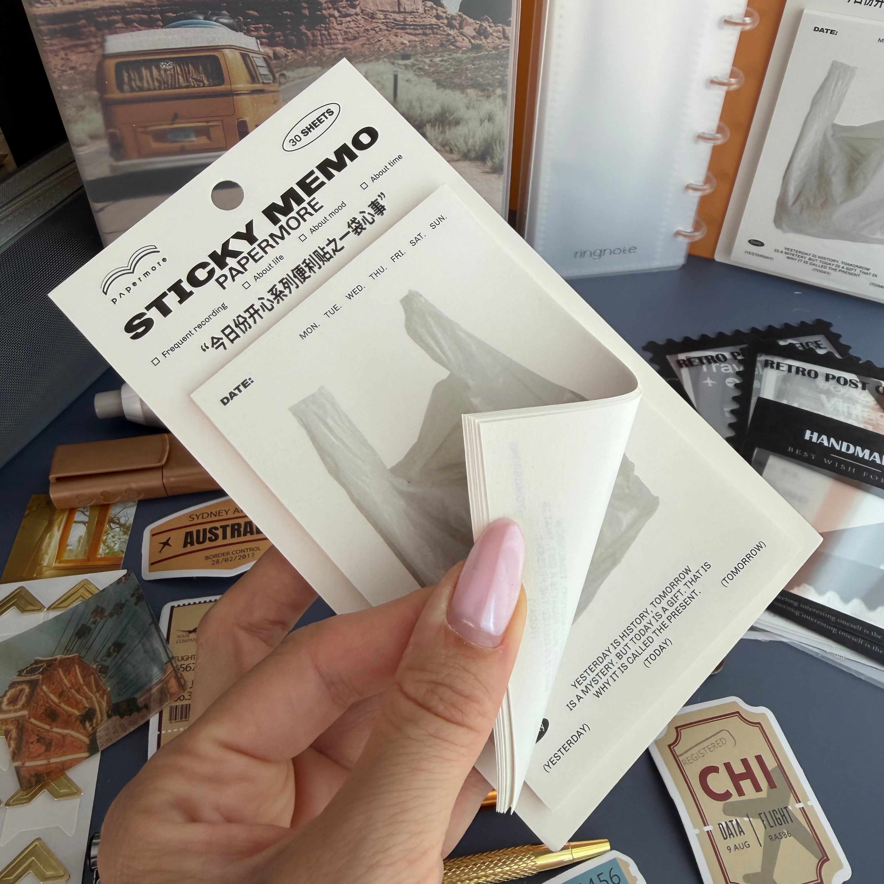 DESERT ROUTE STATIONERY SET | ROAD TRIP MEMORIES | TRAVEL JOURNAL BUNDLE