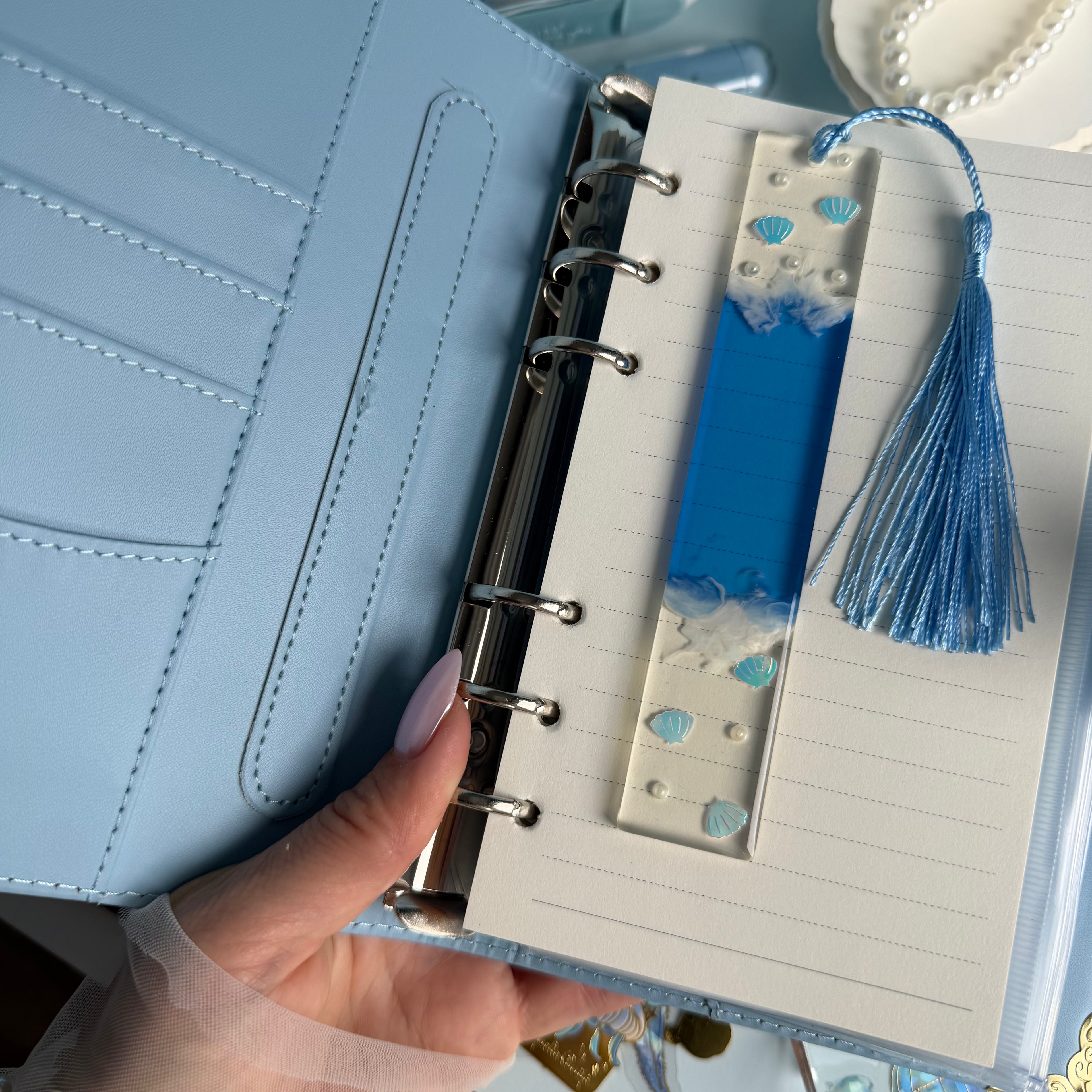 MYSTERIES OF THE OCEAN DEPTH | OCEAN STATIONERY GIFT BUNDLE | BLUE AESTHETIC STATIONERY SET
