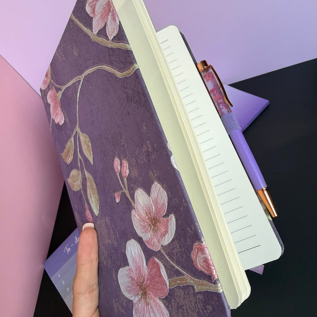 LAVENDER BLOSSOM MINI STATIONERY SET / FLORAL JOURNAL GIFT SET / DESK ESSENTIALS BUNDLE (Copy)