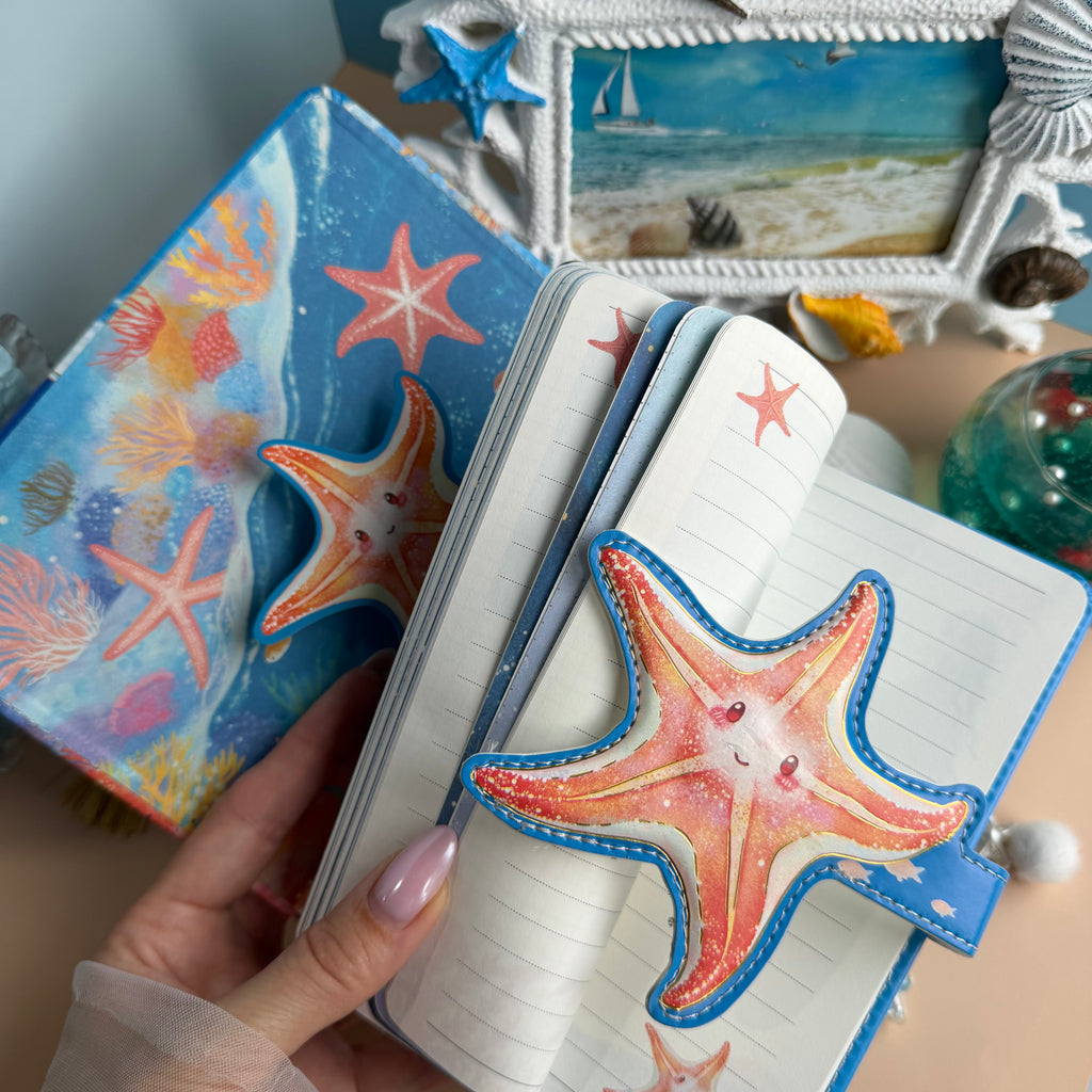 GOLDFISH AQUARIUM GIFT SET / UNDER THE SEA STATIONERY BUNDLE / OCEAN DESK SET