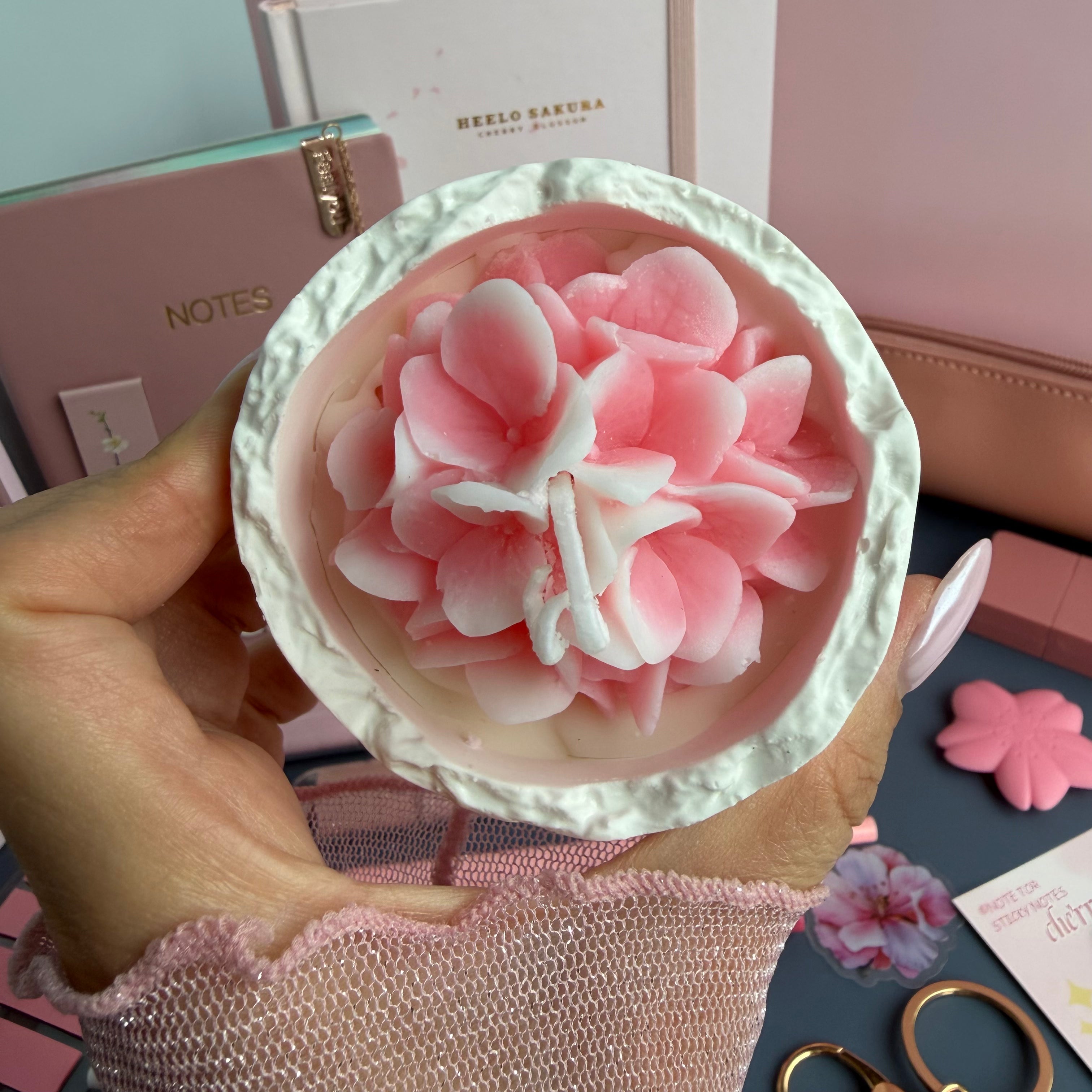 SAKURA BLOOM GIFT SET / CHERRY BLOSSOM STATIONERY BUNDLE / PINK FLORAL DESK SET