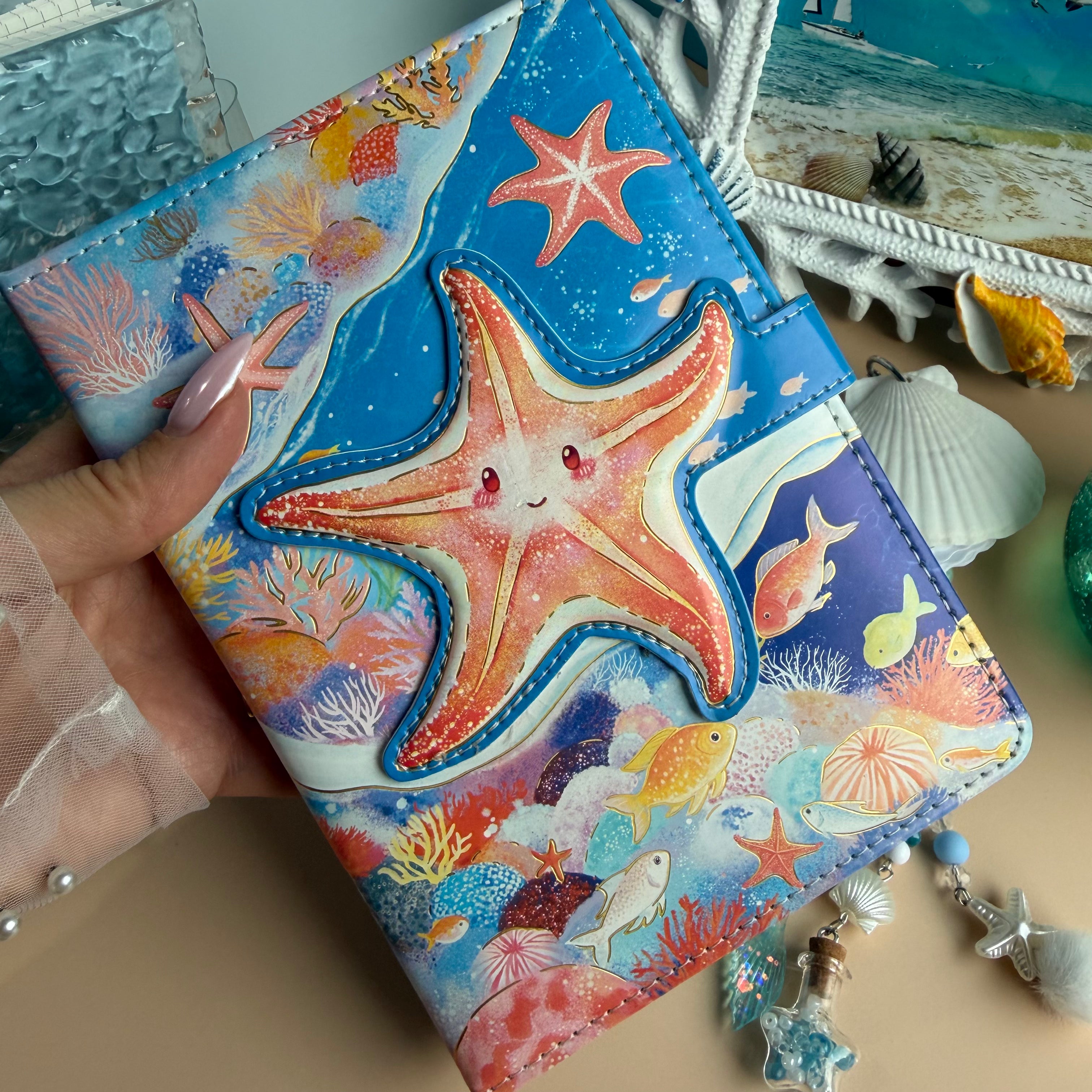 GOLDFISH AQUARIUM GIFT SET / UNDER THE SEA STATIONERY BUNDLE / OCEAN DESK SET