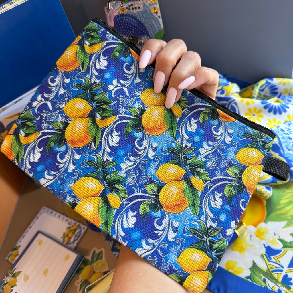 AMALFI LEMON STATIONERY GIFT SET | LEMON COAST GIFT SET FOR HER | ITALIAN SUMMER STATIONERY SET