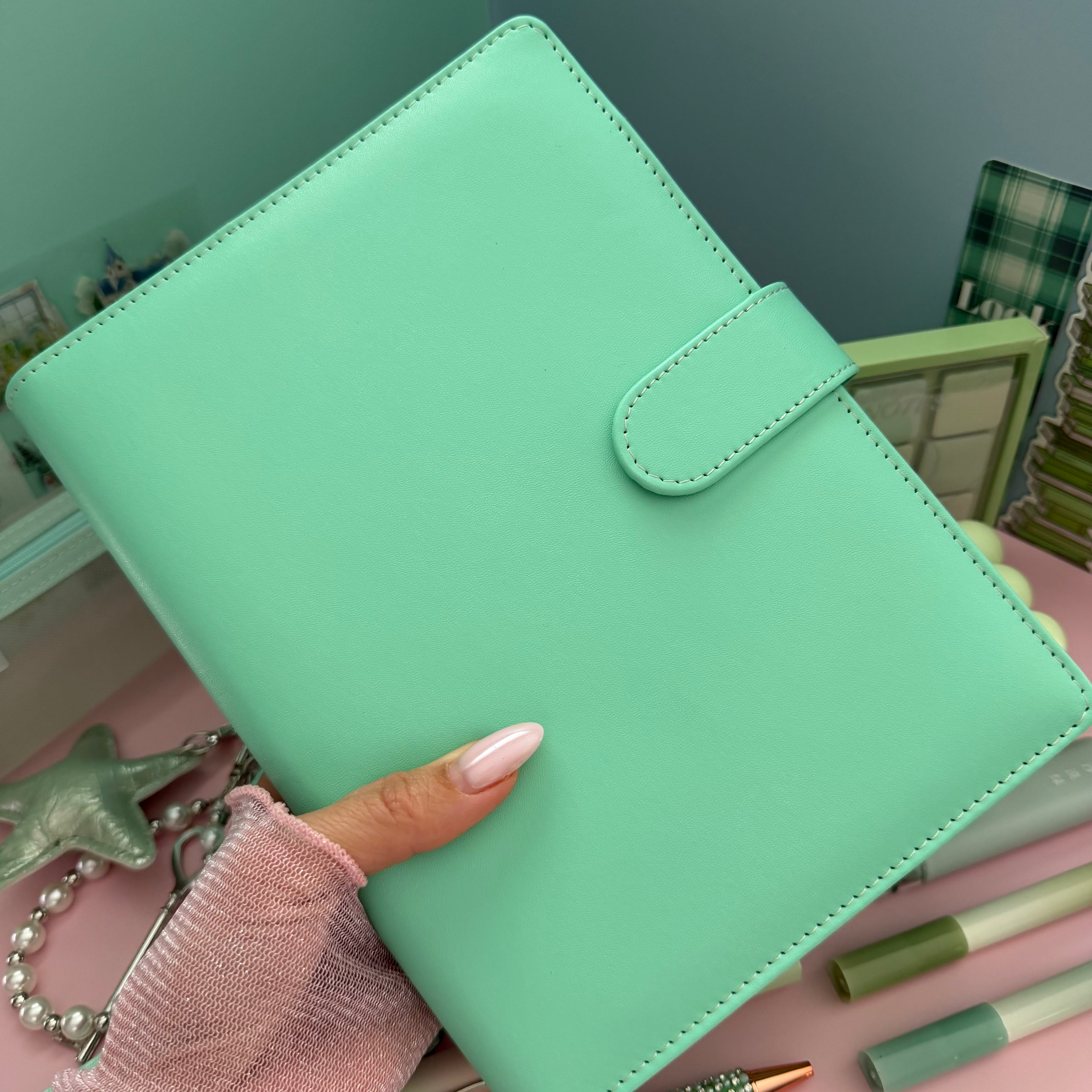 PREMIUM STATIONARY SET - MINT WHISPER | STATIONERY GIFT SET FOR HER | FRESH & REFINED DESK ESSENTIALS