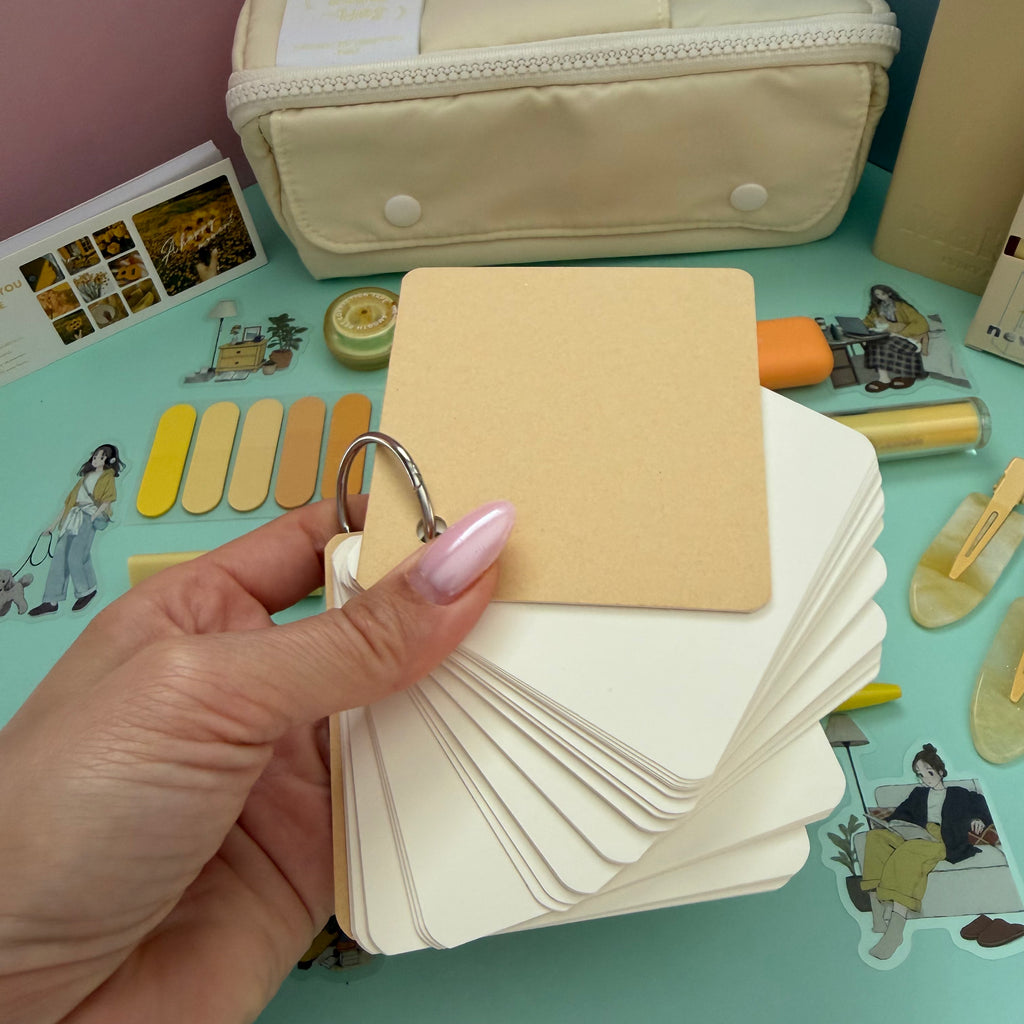 YELLOW ZIP & GO STATIONERY SET | ALL-IN-ONE PENCIL POUCH BUNDLE | CUTE YELLOW SCHOOL SUPPLY KIT