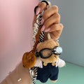 BLUE PILOT TEDDY KEYCHAIN | BAG CHARM