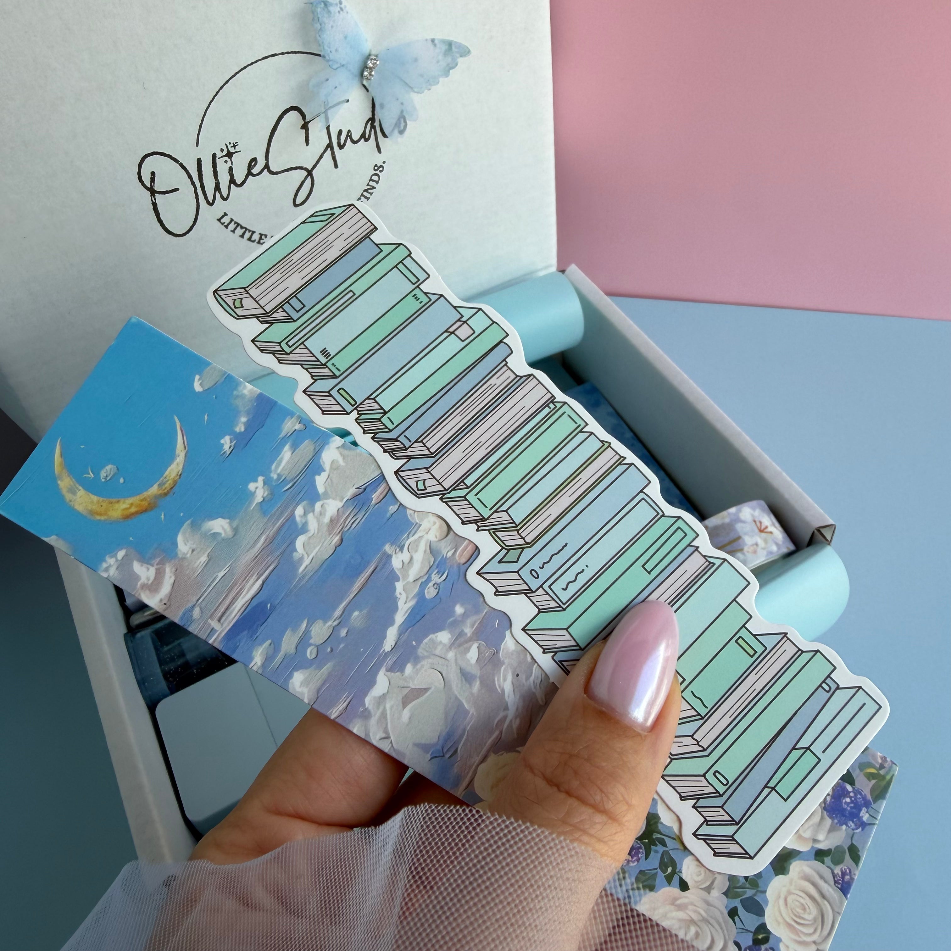 ESSENTIAL STATIONERY SET - BLUE HAZE | STATIONERY GIFT SET FOR HER | COOL & AIRY DESK ESSENTIALS