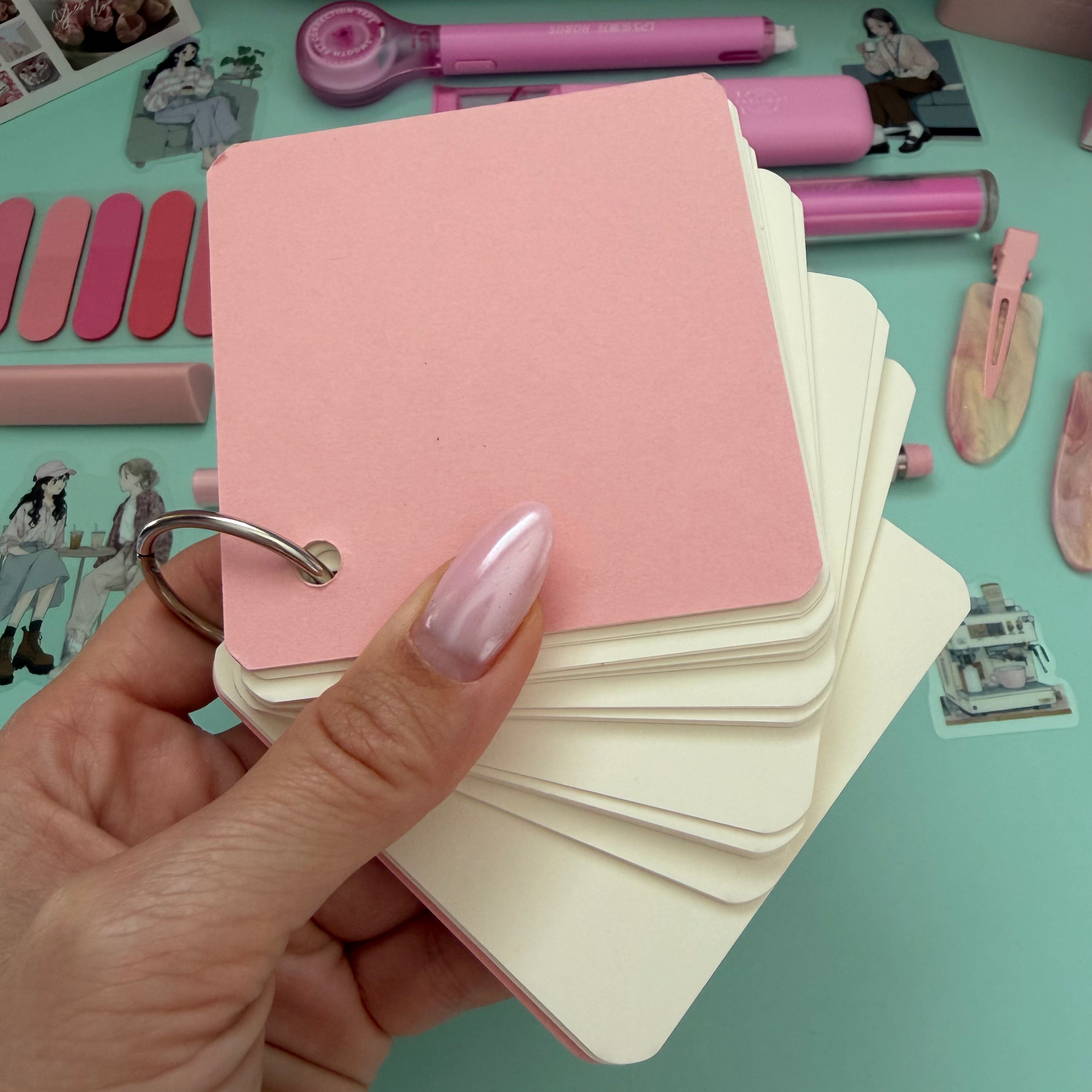 PINK ZIP & GO STATIONERY SET | ALL-IN-ONE PENCIL POUCH BUNDLE | CUTE PINK SCHOOL SUPPLY KIT