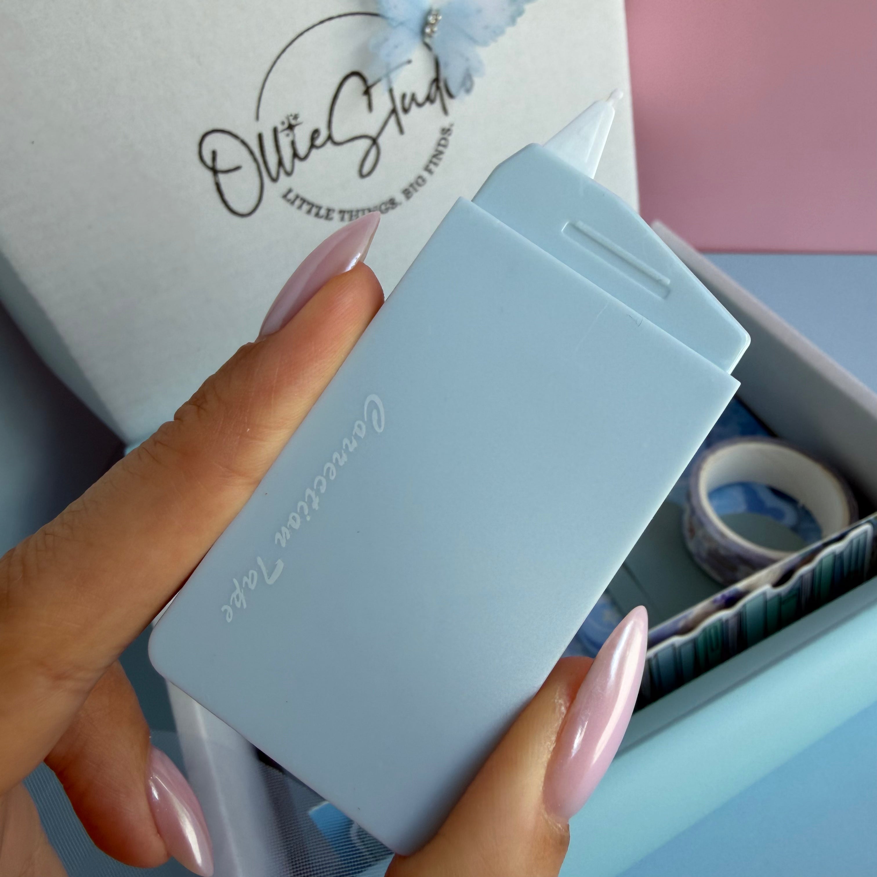 ESSENTIAL STATIONERY SET - BLUE HAZE | STATIONERY GIFT SET FOR HER | COOL & AIRY DESK ESSENTIALS