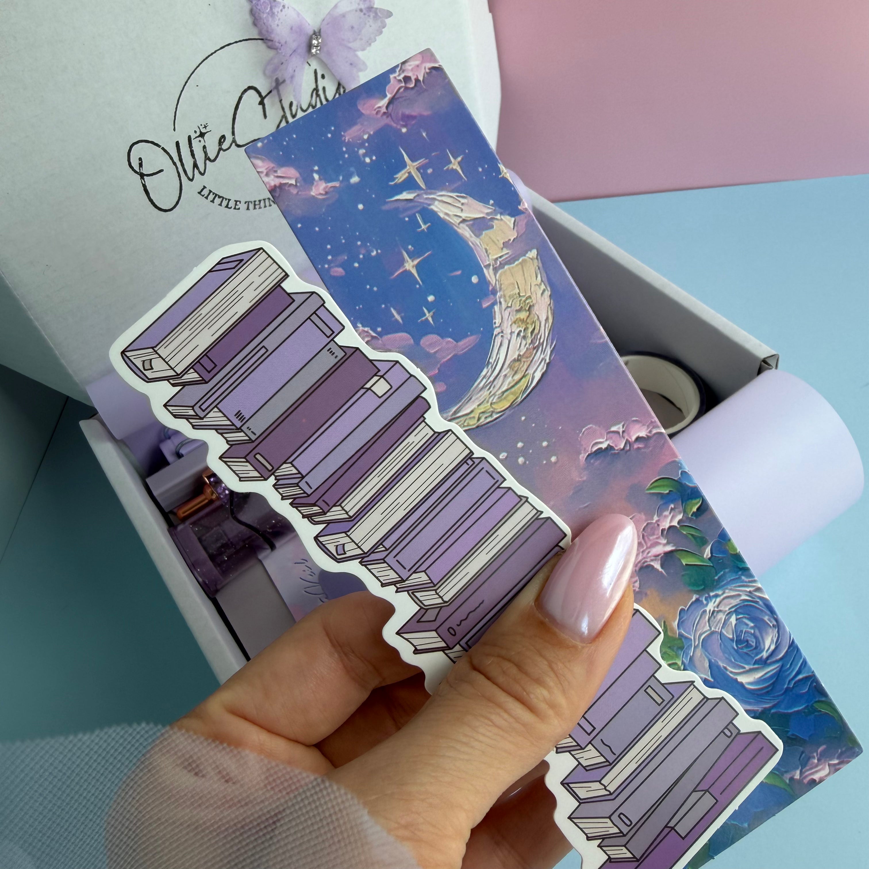 ESSENTIAL STATIONERY SET – LAVENDER ASH | STATIONERY GIFT SET FOR HER | SOFT BOOKISH DESK ESSENTIALS