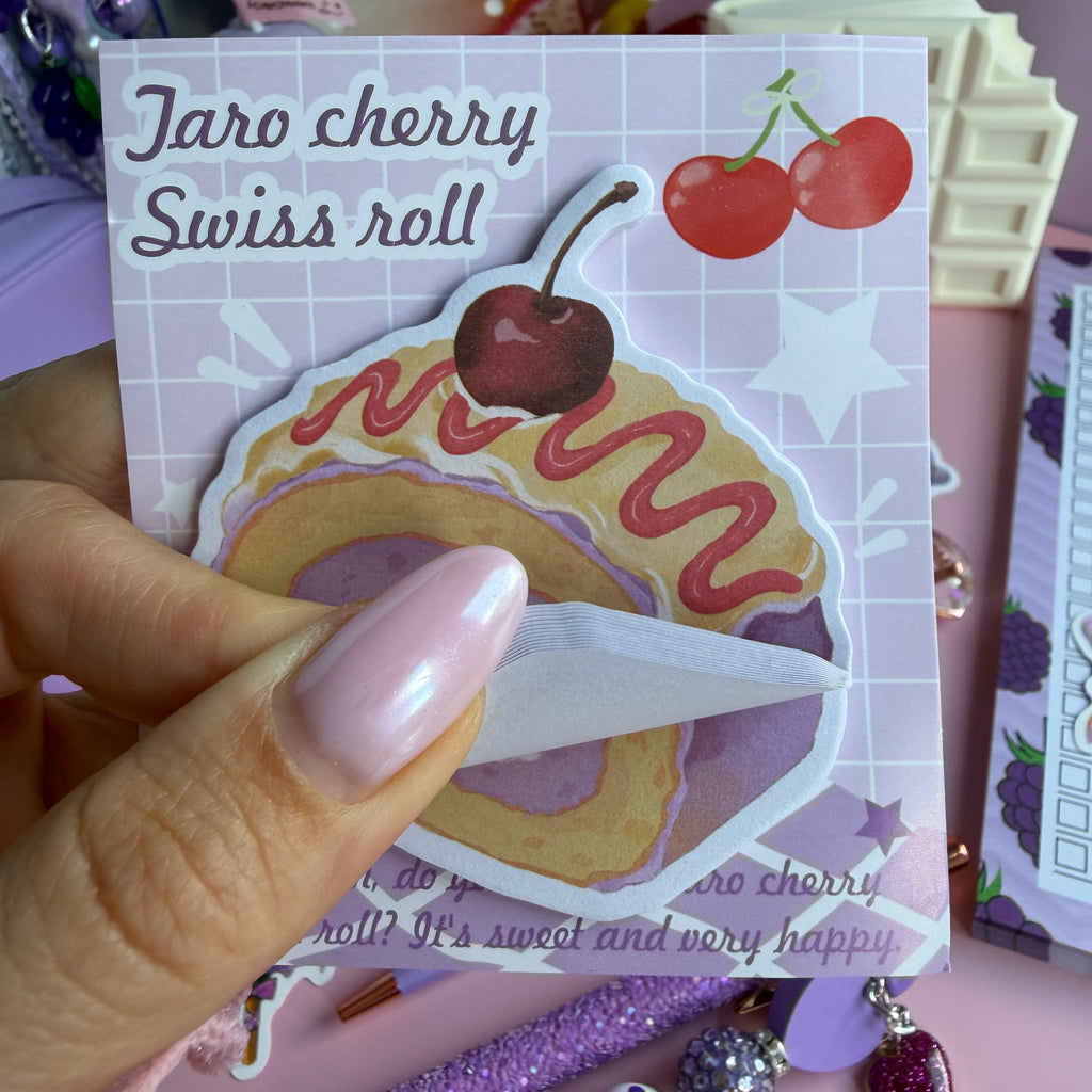 PURPLE CANDY POP GIFT SET | SWEET STATIONERY BUNDLE | DESSERT THEMED GIFT SET
