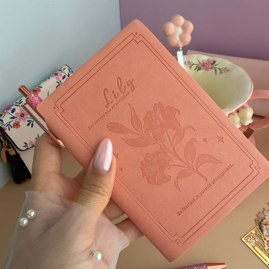 PINK TEA GARDEN GIFT SET | BLUSH BLOSSOM STATIONERY BUNDLE | FLORAL TEA CUP GIFT SET