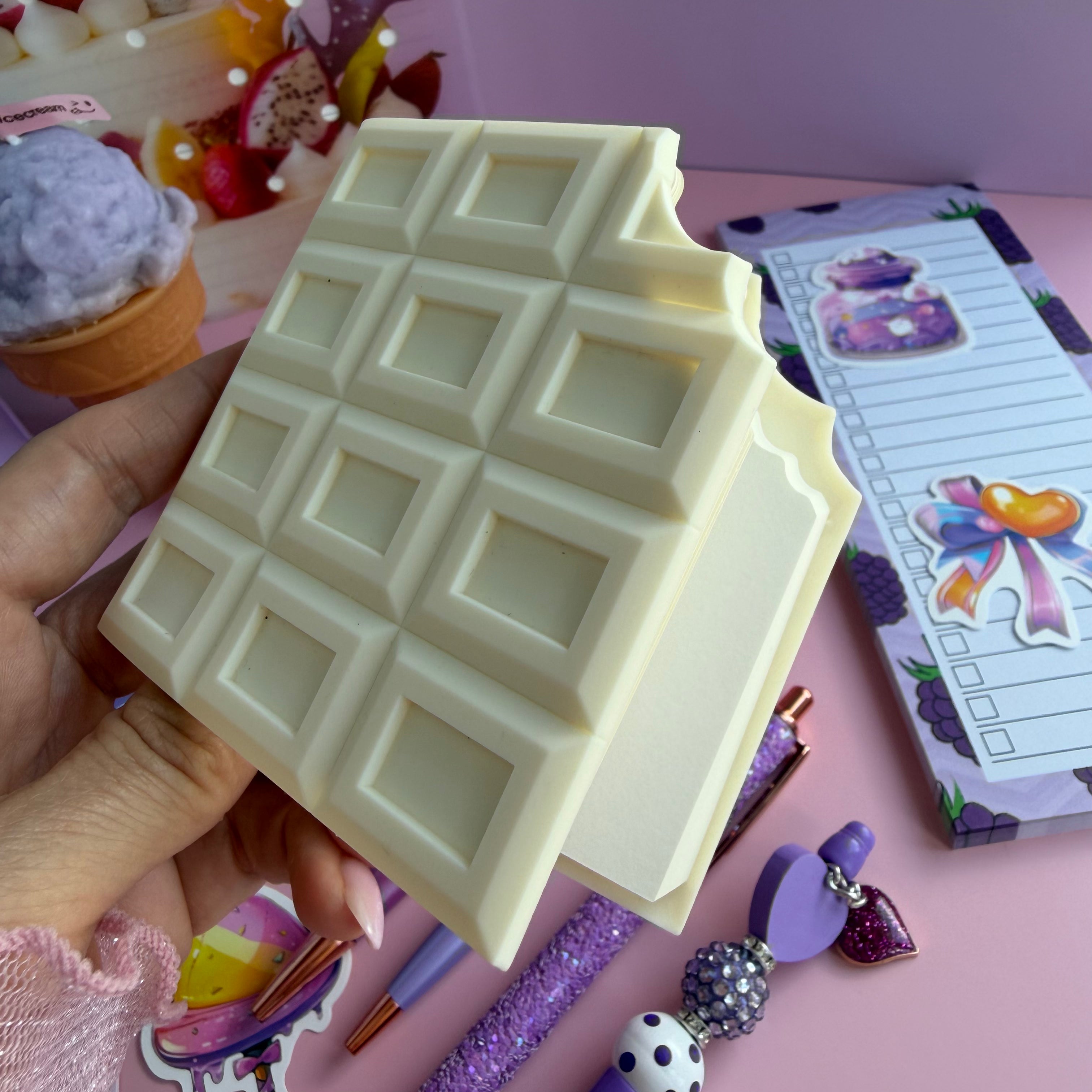 PURPLE CANDY POP GIFT SET | SWEET STATIONERY BUNDLE | DESSERT THEMED GIFT SET