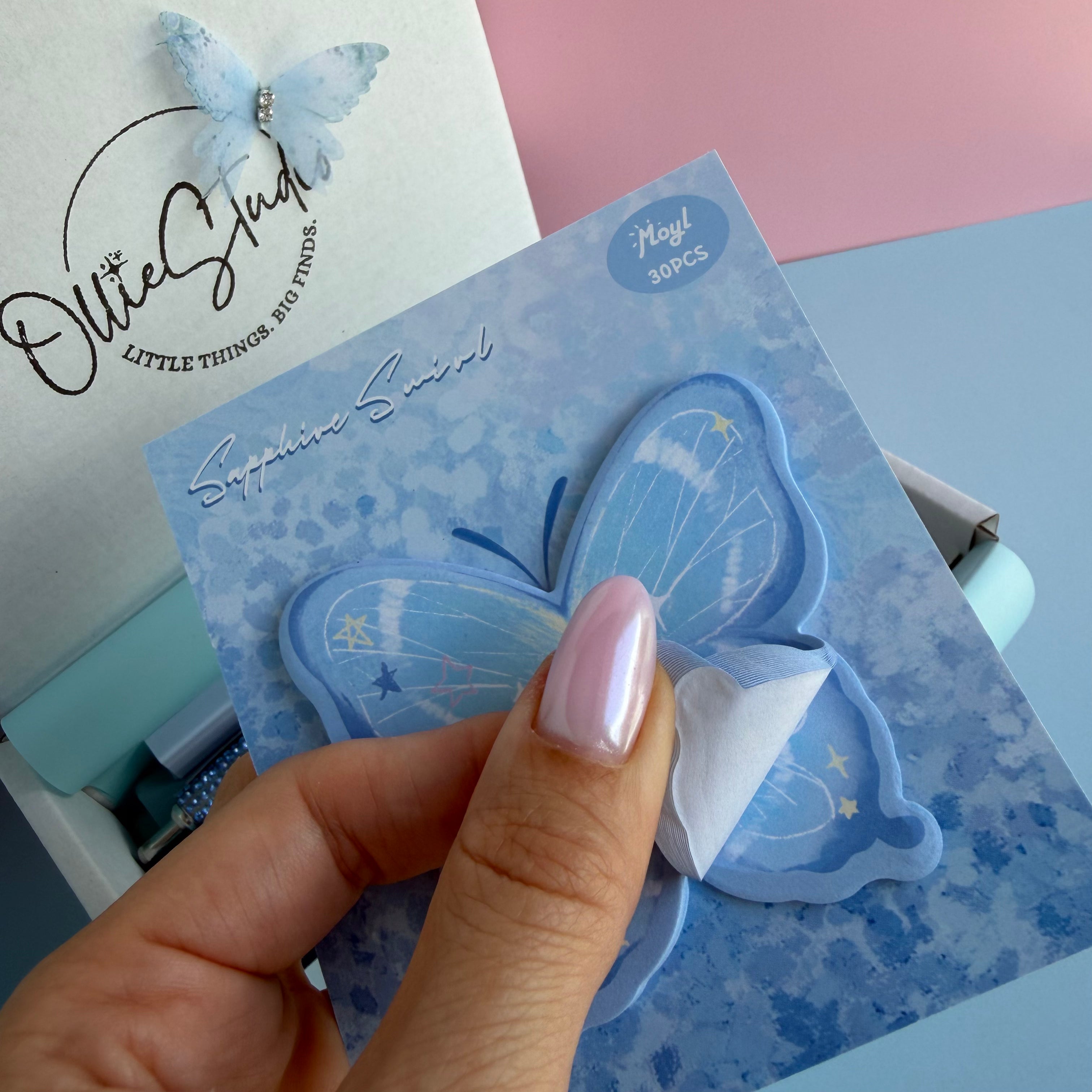 ESSENTIAL STATIONERY SET - BLUE HAZE | STATIONERY GIFT SET FOR HER | COOL & AIRY DESK ESSENTIALS