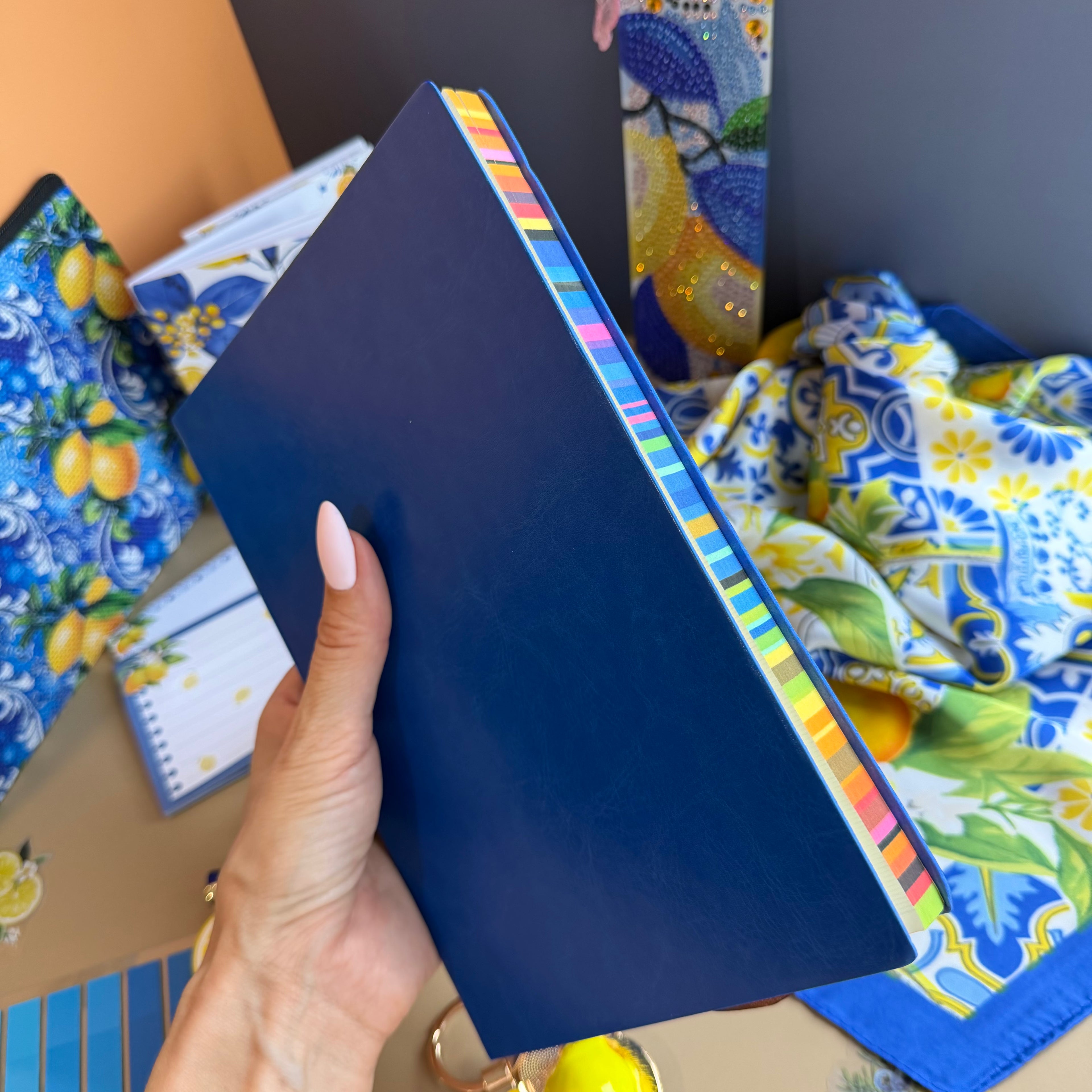 AMALFI LEMON STATIONERY GIFT SET | LEMON COAST GIFT SET FOR HER | ITALIAN SUMMER STATIONERY SET