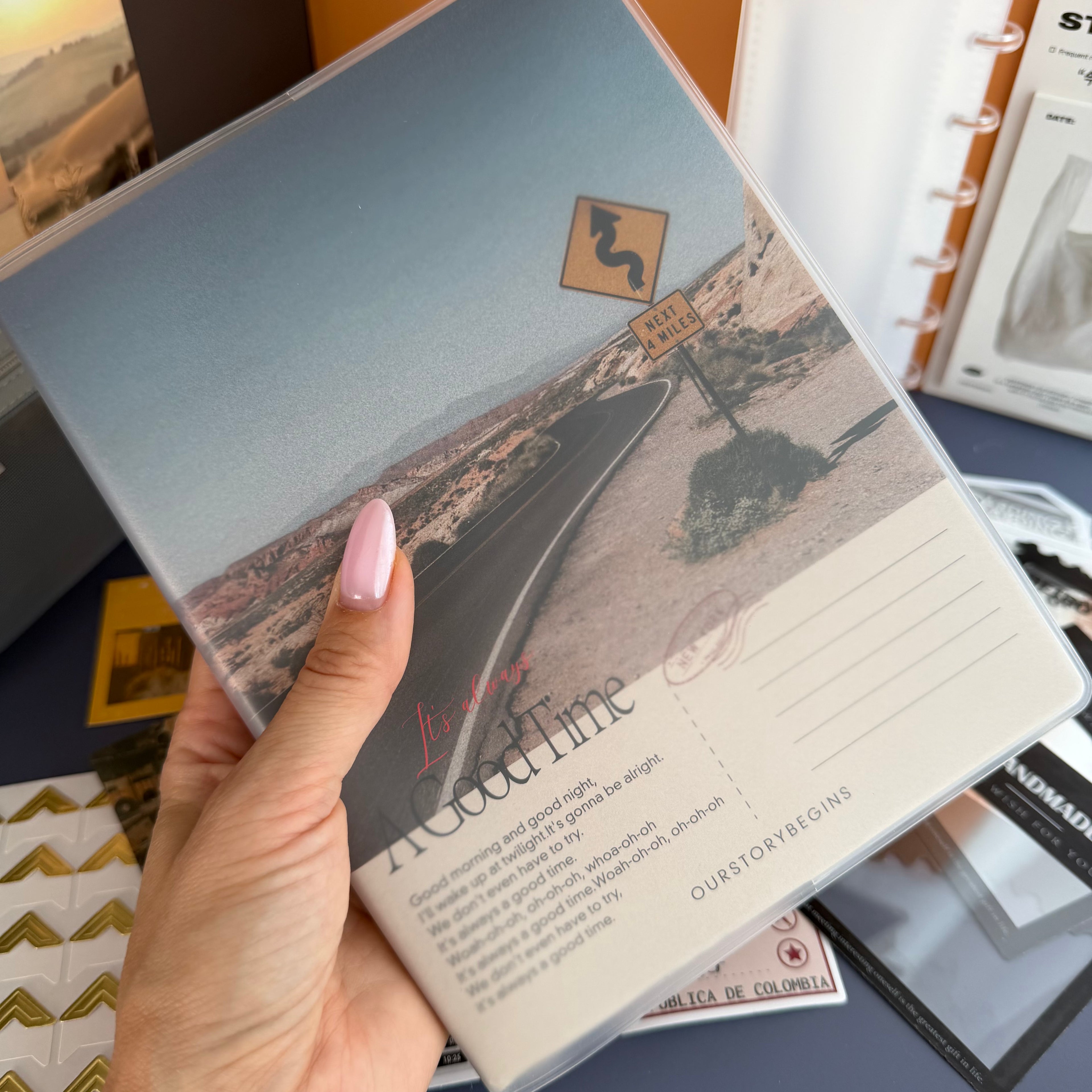 COASTAL DRIVE STATIONERY SET | ROAD TRIP MEMORIES | TRAVEL JOURNAL BUNDLE