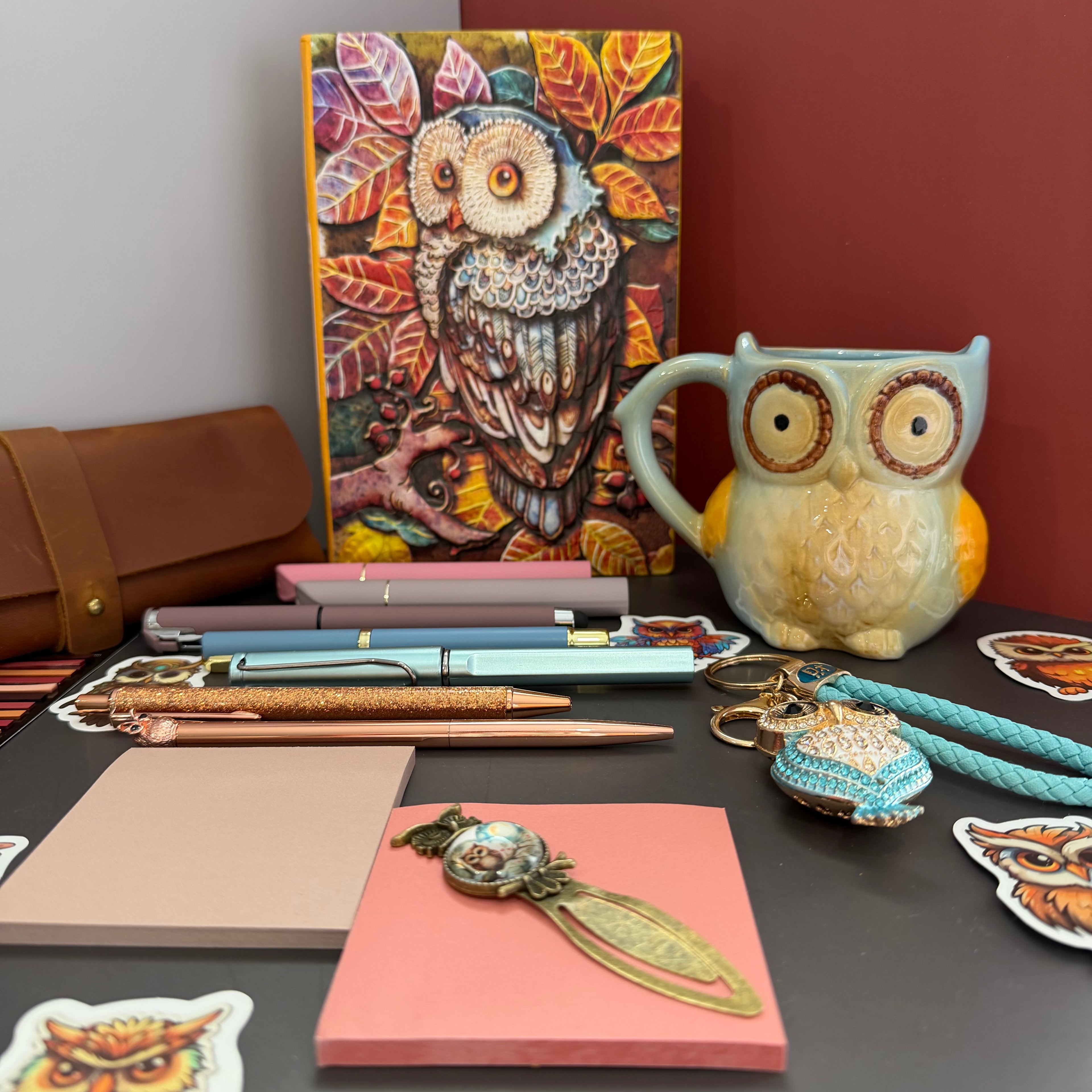 THE OWL’S TALE | Owl Stationery & Mug Gift Set | Fall Gift for Her