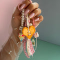 YELLOW HEART PICNIC KEYCHAIN | BAG CHARM