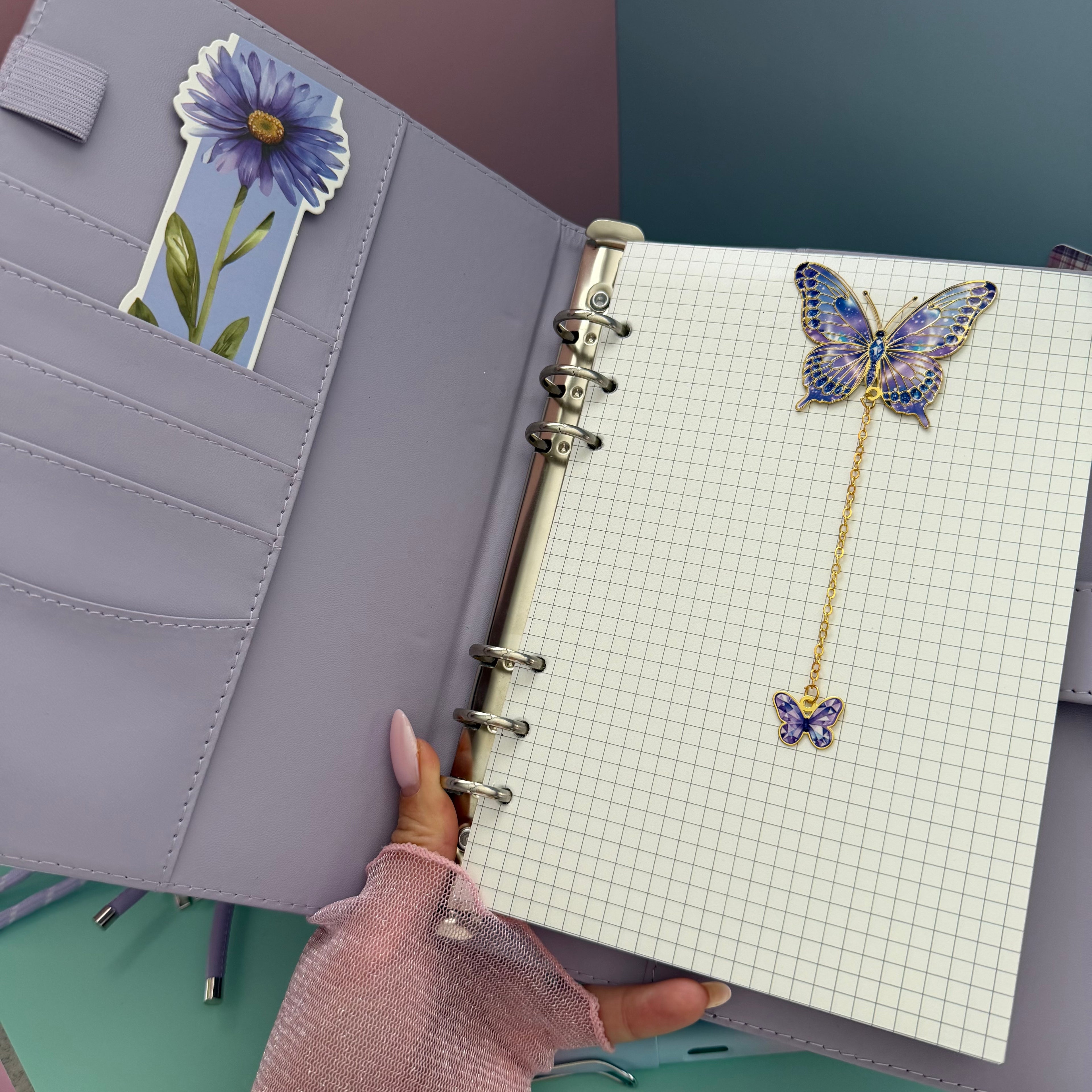 PREMIUM STATIONARY SET - LAVENDER DREAM | STATIONERY GIFT SET FOR HER | BOOKISH AESTHETIC DESK ESSENTIALS