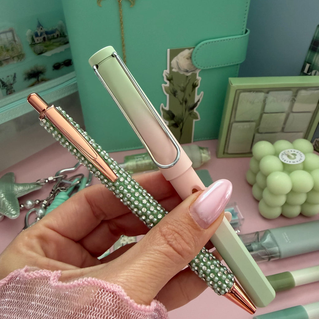 PREMIUM STATIONARY SET - MINT WHISPER | STATIONERY GIFT SET FOR HER | FRESH & REFINED DESK ESSENTIALS