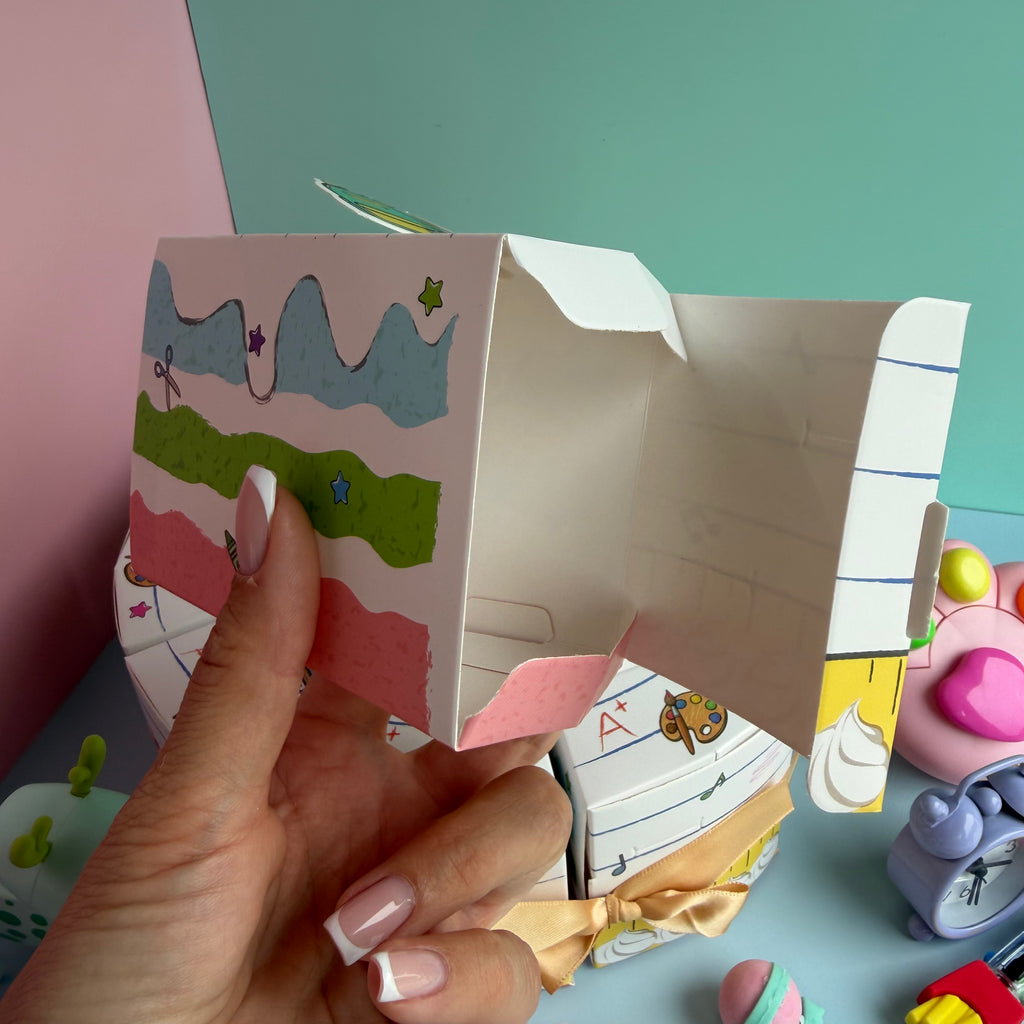 KIDS MYSTERY SURPRISE CAKE / BIRTHDAY & SCHOOL PARTY GIFT / THE SECRET SLICE
