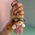 PINK PILOT TEDDY KEYCHAIN | BAG CHARM
