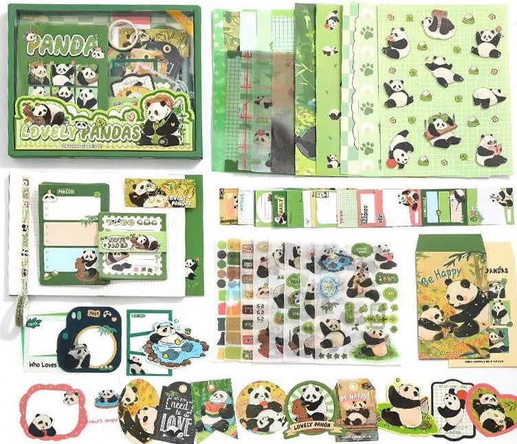 SCRAPBOOK GIFT SET | DIY SCRAPBOOKING JOURNAL KIT | KAWAII STICKERS & WASHI TAPE SET