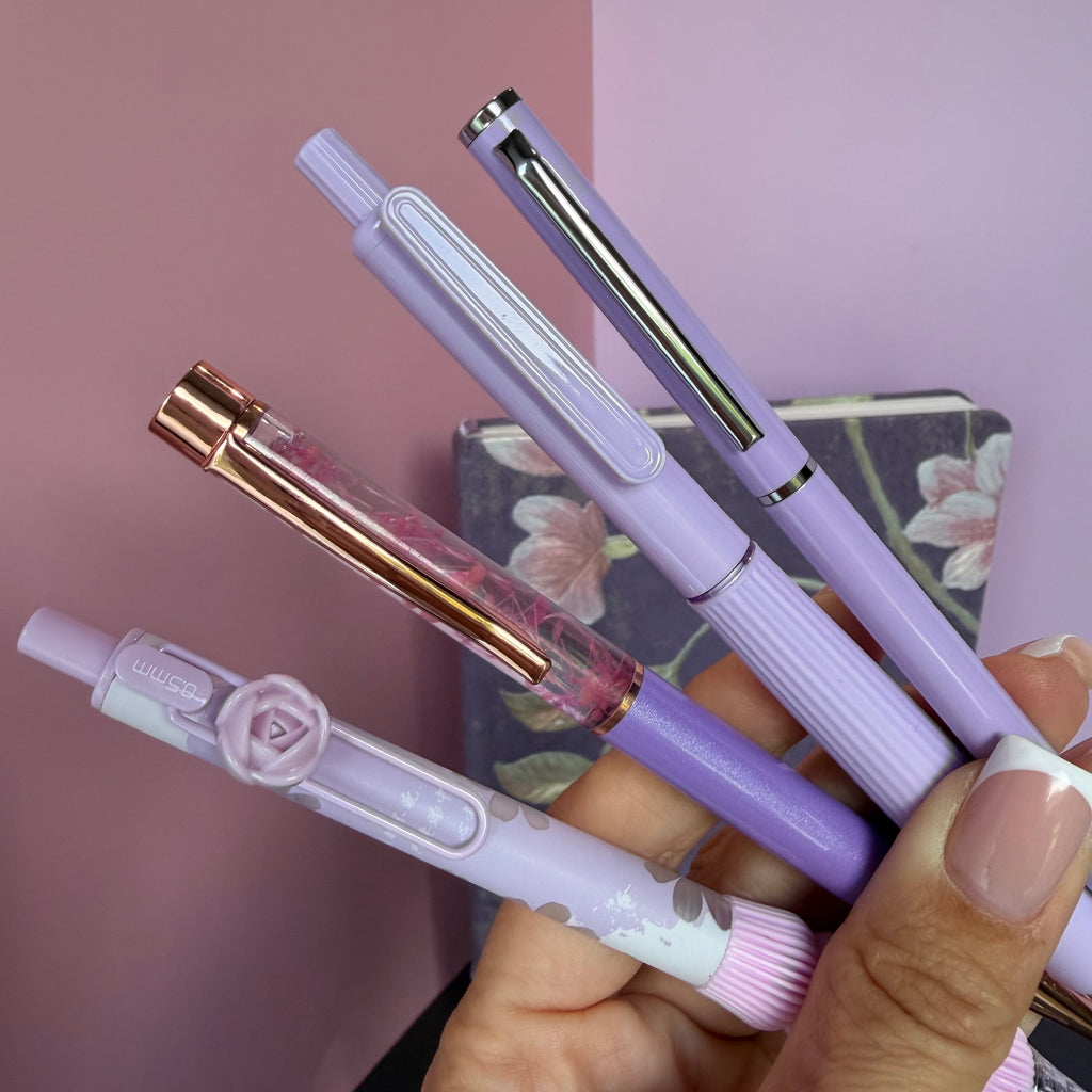 LAVENDER BLOSSOM MINI STATIONERY SET / FLORAL JOURNAL GIFT SET / DESK ESSENTIALS BUNDLE (Copy)
