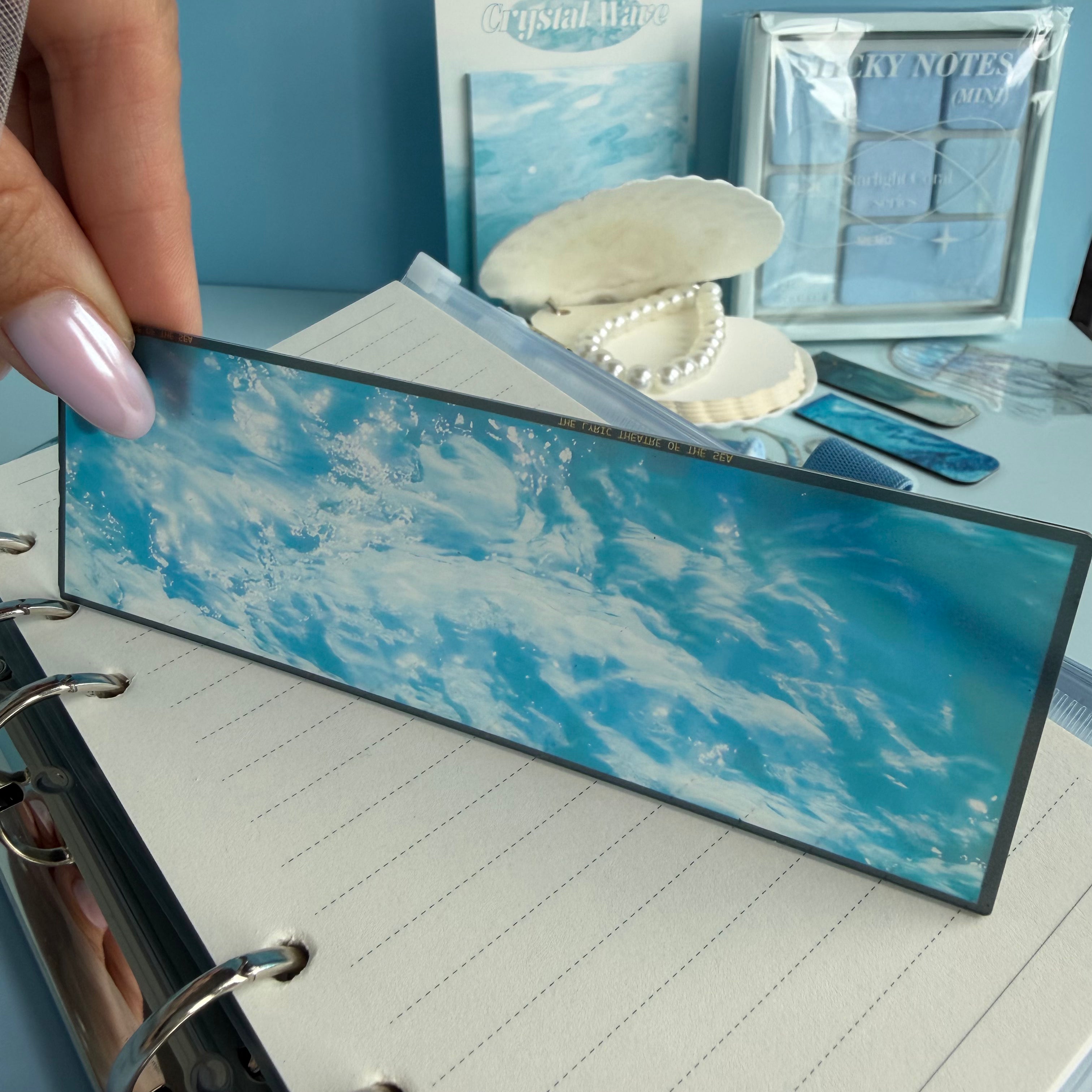 MYSTERIES OF THE OCEAN DEPTH | OCEAN STATIONERY GIFT BUNDLE | BLUE AESTHETIC STATIONERY SET