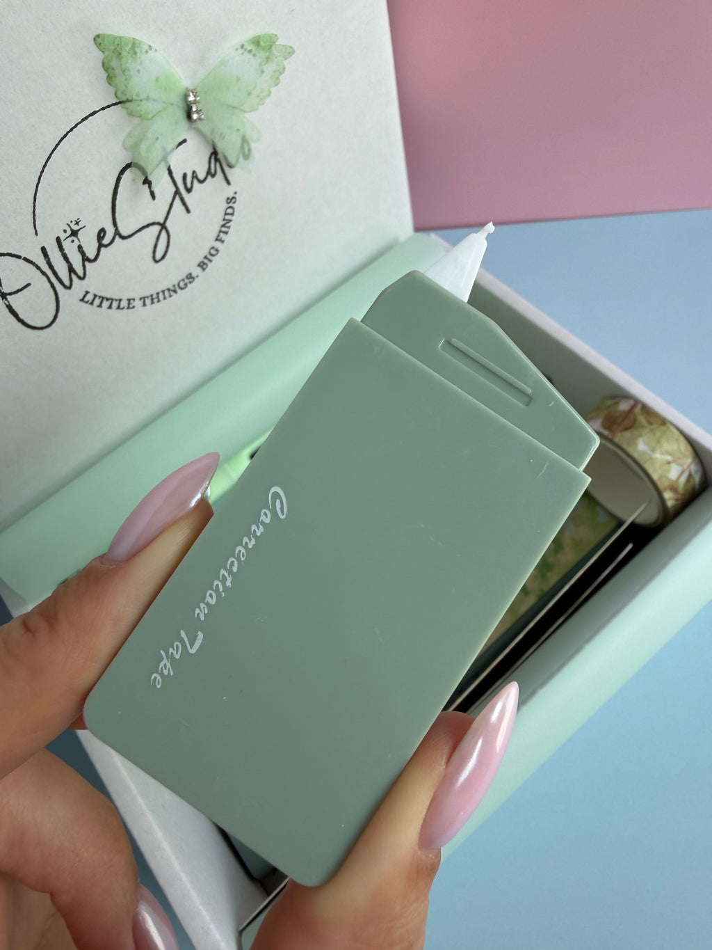 ESSENTIAL STATIONERY SET - GREEN MEADOW | STATIONERY GIFT SET FOR HER | NATURAL EVERYDAY DESK ESSENTIALS