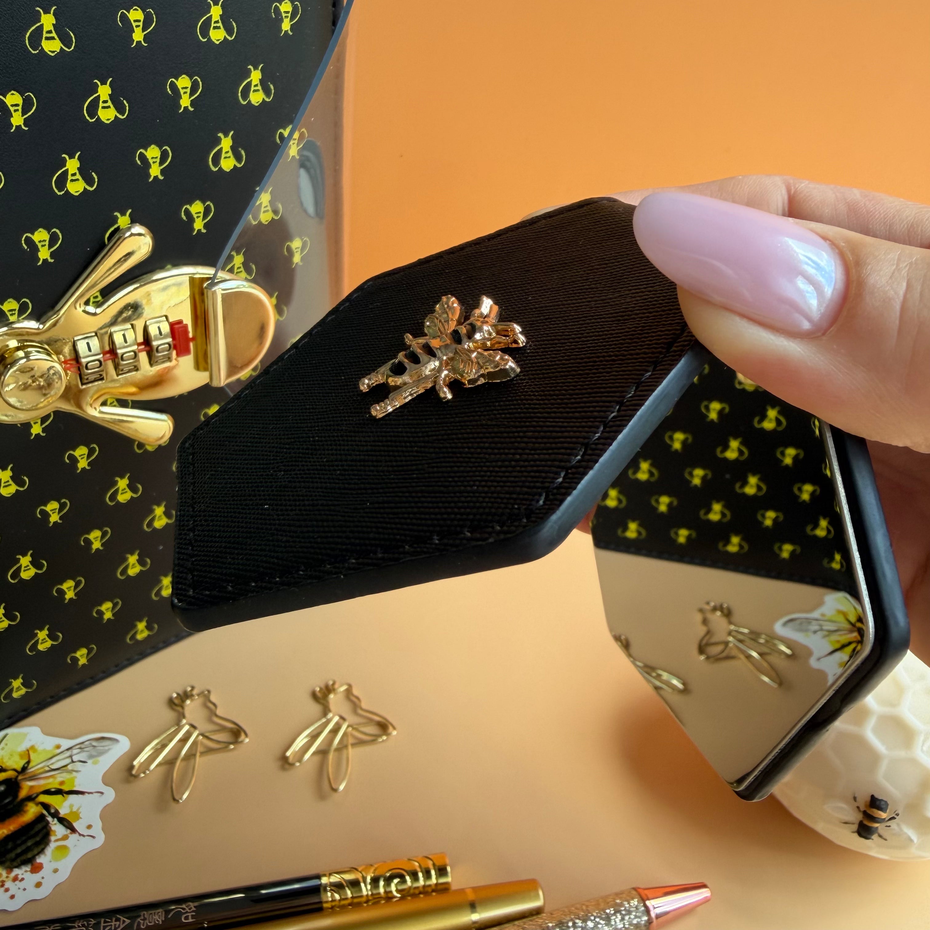 BEE QUEEN GIFT SET | HONEY NOIR STATIONERY BUNDLE | PREMIUM GIFT SET FOR HER