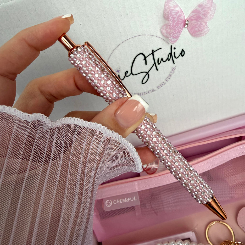 SIGNATURE STATIONERY SET - PINK BLOOM |STATIONERY GIFT SET FOR HER | AESTHETIC & BOOKISH DESK ESSENTIALS