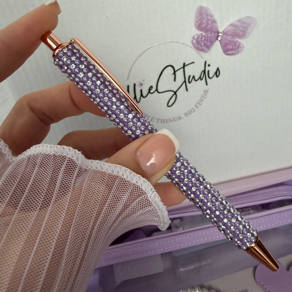 SIGNATURE STATIONARY SET - LAVENDER MUSE | STATIONERY GIFT SET FOR HER | AESTHETIC DESK & JOURNALING ESSENTIALS