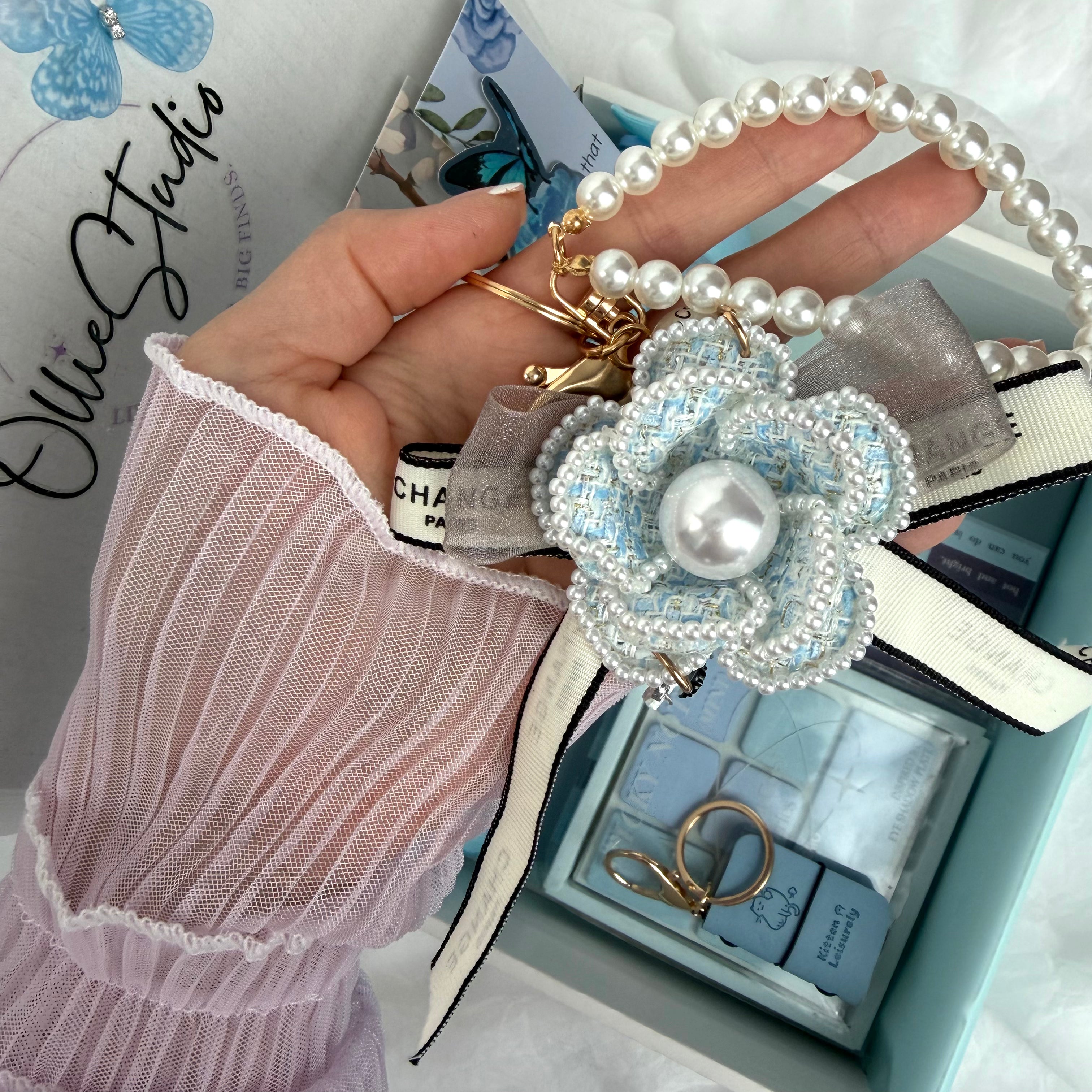 SIGNATURE STATIONERY SET - BLUE MIST | STATIONERY GIFT SET FOR HER | AESTHETIC & BOOKISH DESK ESSENTIALS