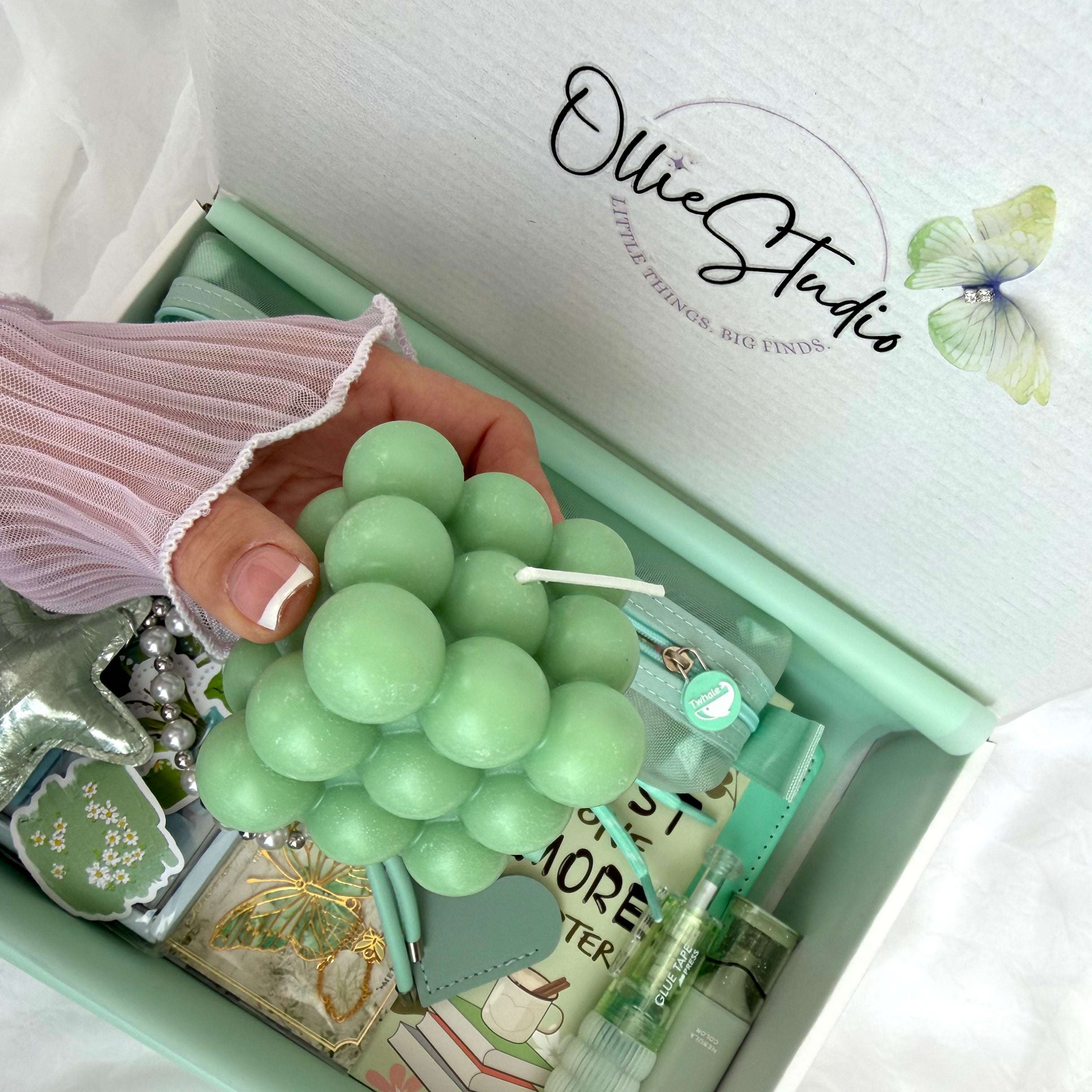 PREMIUM STATIONARY SET - MINT WHISPER | STATIONERY GIFT SET FOR HER | FRESH & REFINED DESK ESSENTIALS