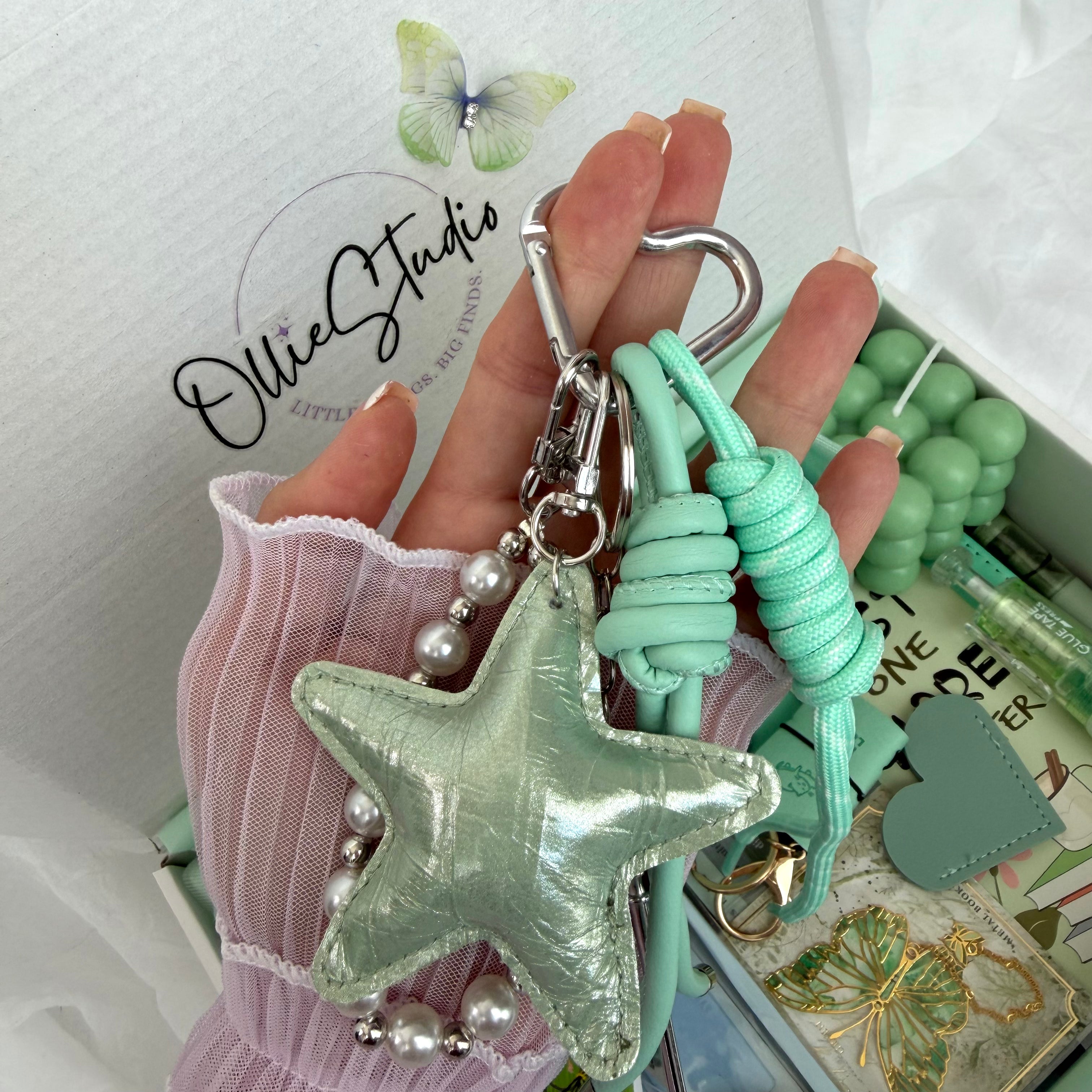 PREMIUM STATIONARY SET - MINT WHISPER | STATIONERY GIFT SET FOR HER | FRESH & REFINED DESK ESSENTIALS