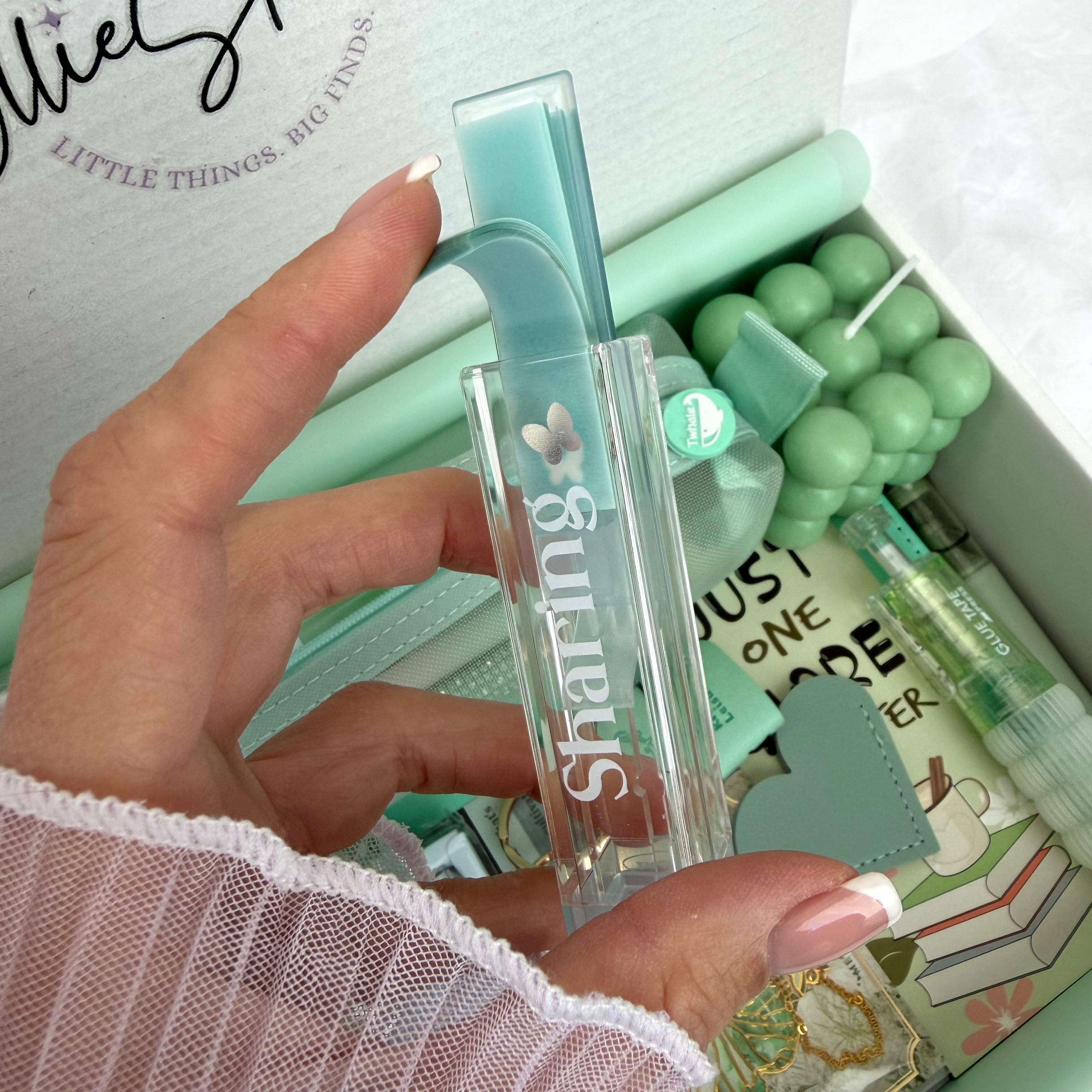 PREMIUM STATIONARY SET - MINT WHISPER | STATIONERY GIFT SET FOR HER | FRESH & REFINED DESK ESSENTIALS