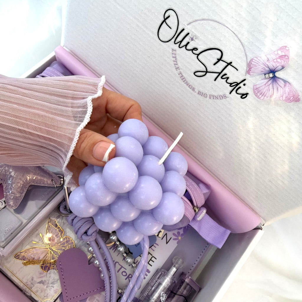 PREMIUM STATIONARY SET - LAVENDER DREAM | STATIONERY GIFT SET FOR HER | BOOKISH AESTHETIC DESK ESSENTIALS