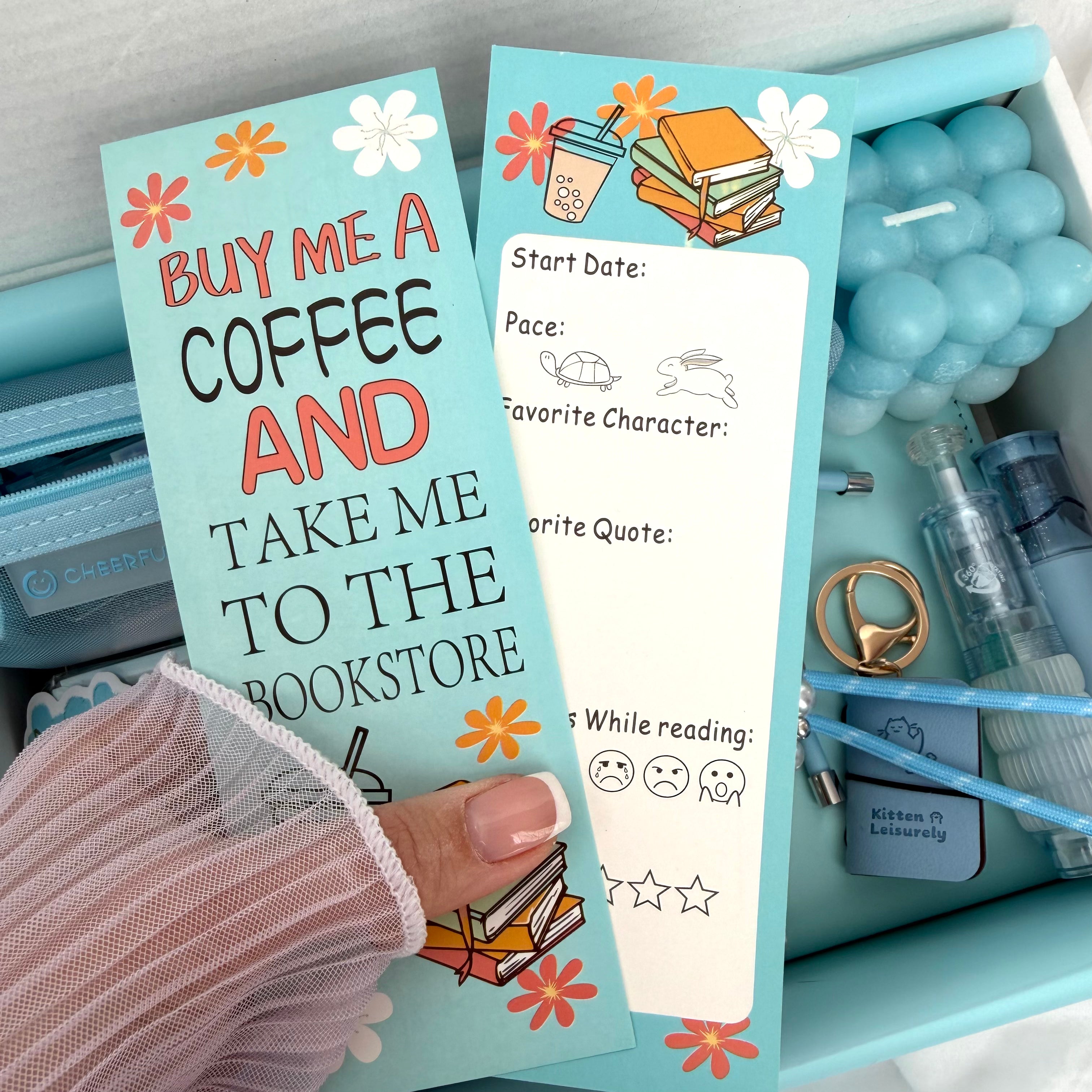 PREMIUM STATIONARY SET - BLUE REVERIE | STATIONERY GIFT SET FOR HER | DREAMY BOOKISH DESK ESSENTIALS