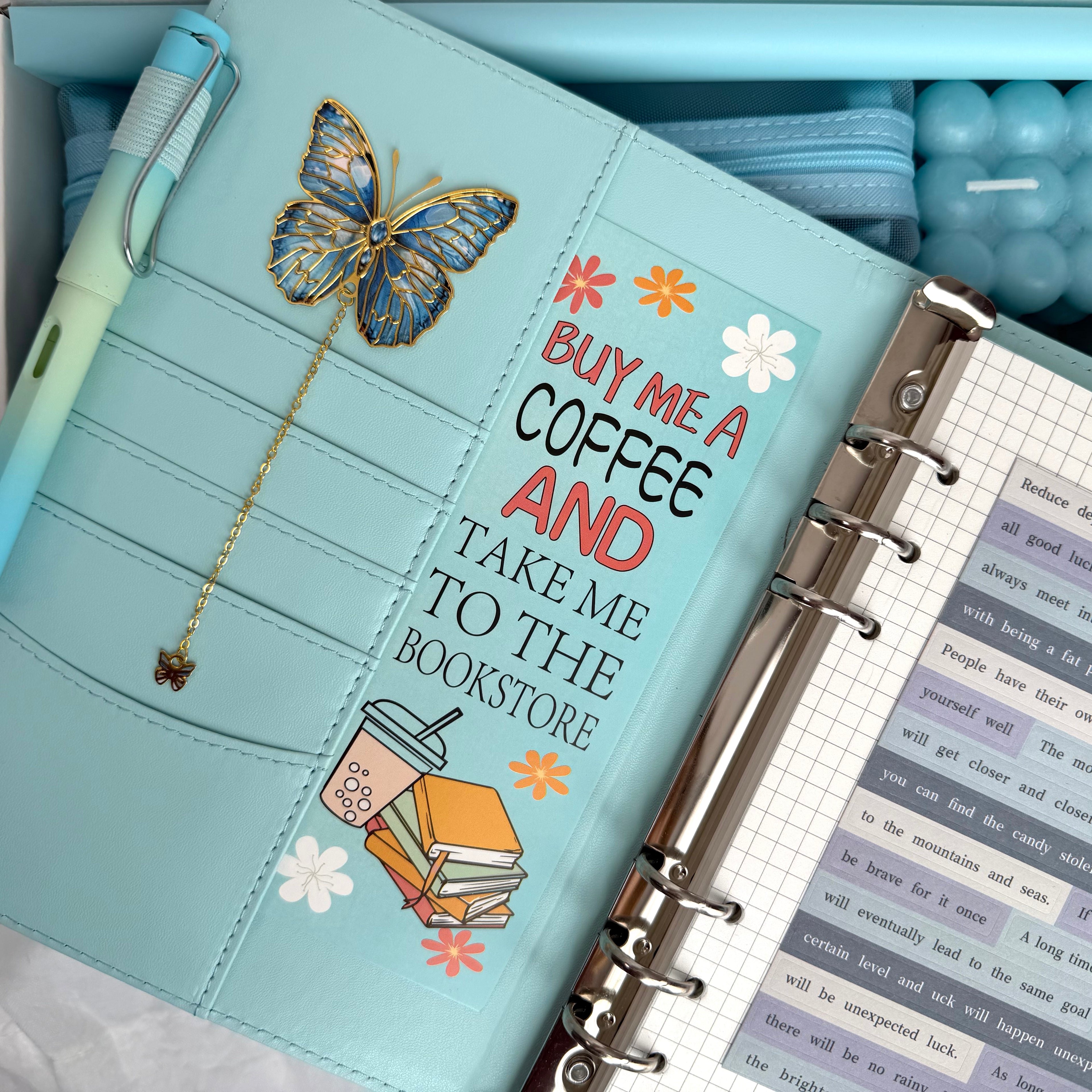 PREMIUM STATIONARY SET - BLUE REVERIE | STATIONERY GIFT SET FOR HER | DREAMY BOOKISH DESK ESSENTIALS