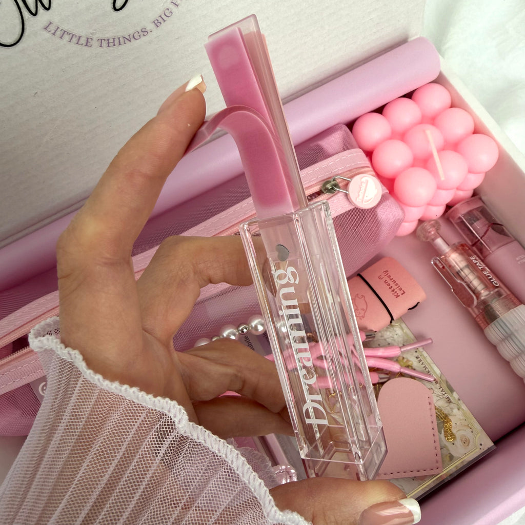 PREMIUM STATIONARY SET - CANDY PINK | STATIONERY GIFT SET FOR HER | PLAYFUL BOOKISH DESK FAVORITES