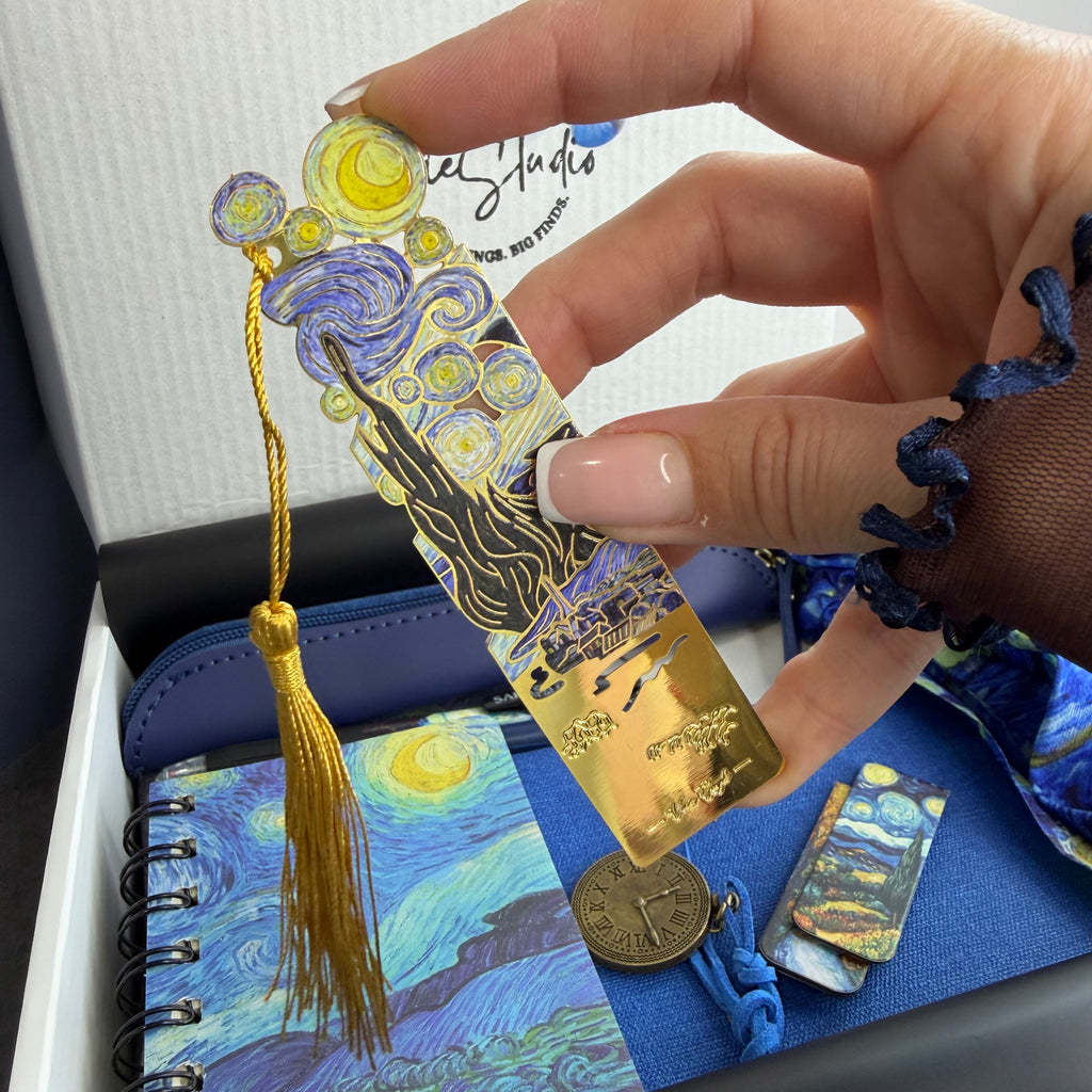 ART STATIONERY SET – VAN GOGH | STARRY NIGHT EDITION | AESTHETIC GIFT SET FOR HER