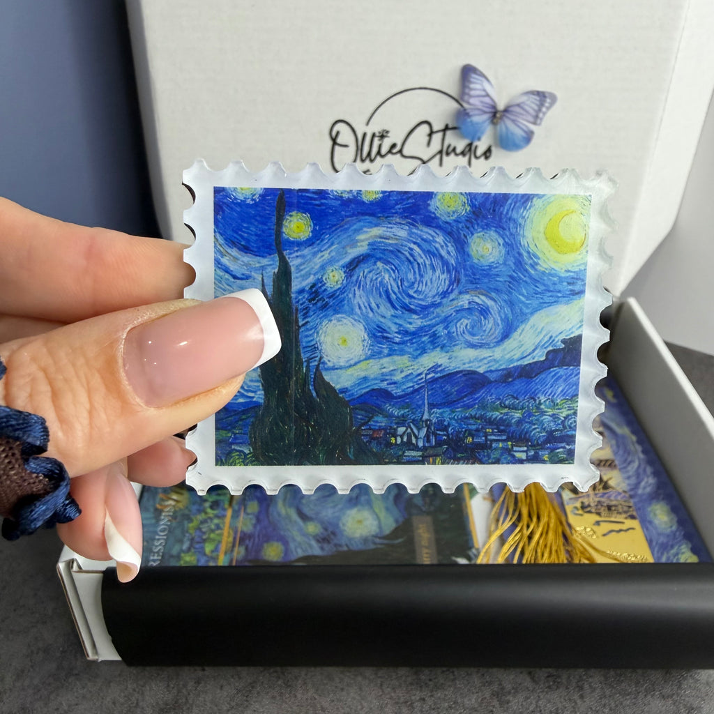 ART STATIONERY SET – VAN GOGH | STARRY NIGHT JOURNAL EDITION