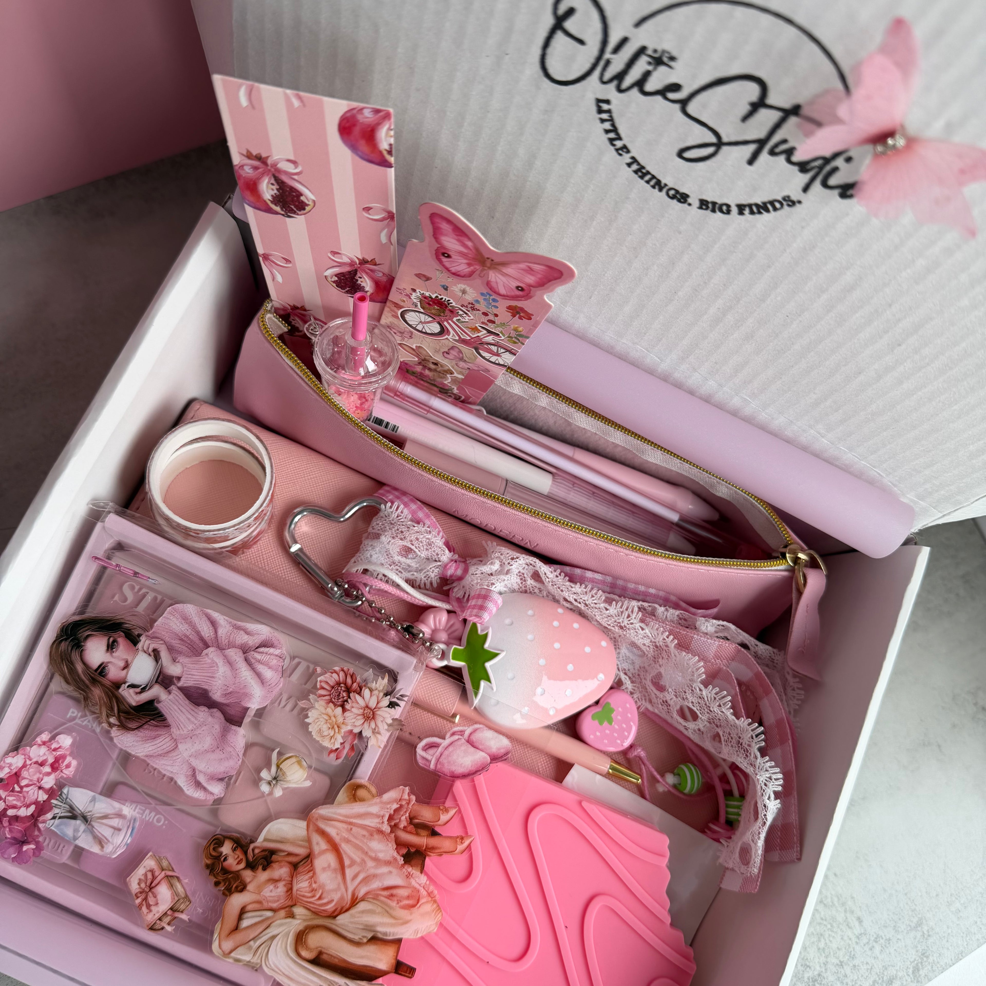 STRAWBERRY MILKSHAKE | SWEET PINK STATIONERY BUNDLE | LIMITED EDITION