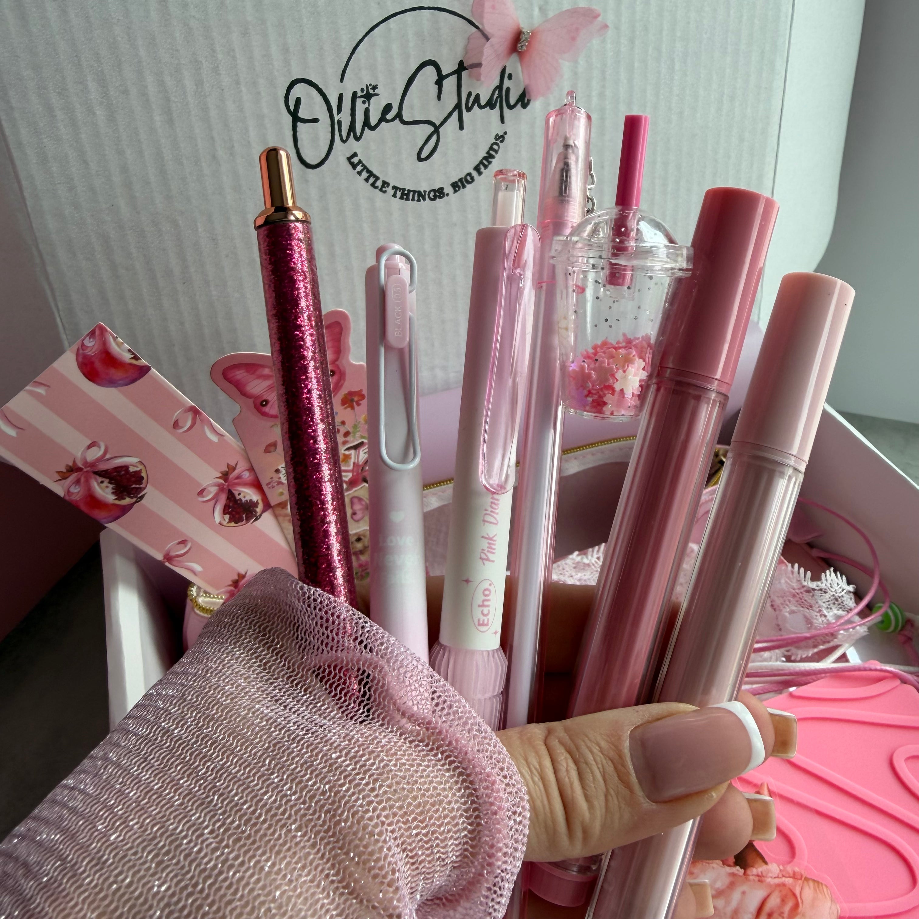 STRAWBERRY MILKSHAKE | SWEET PINK STATIONERY BUNDLE | LIMITED EDITION